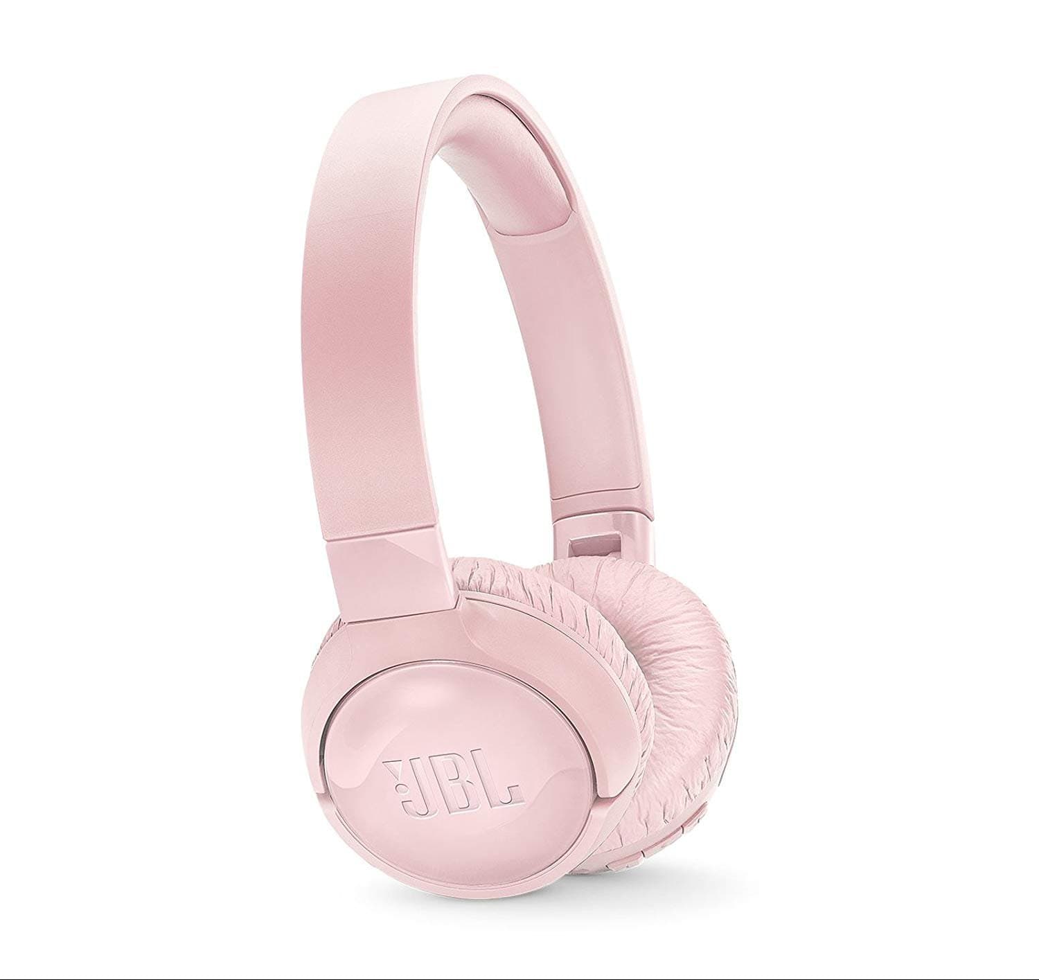 JBL Tune 600 BTNC On-Ear Active Noise-Cancelling Bluetooth Headphones, Headset with Built-In Microphone and 12+ Hours of Wireless Streaming, Pink