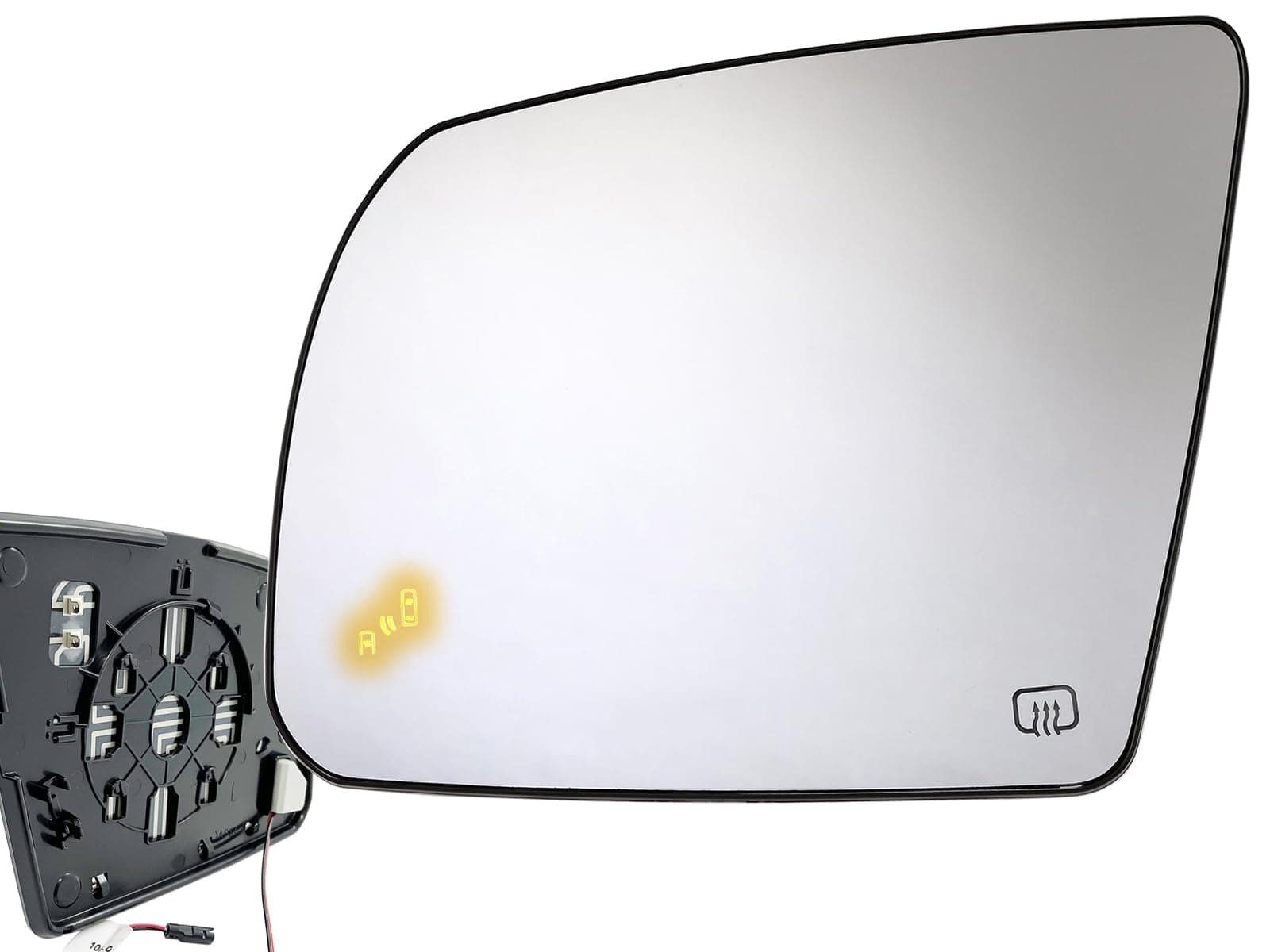 APA Replacement for Exterior Rear View Mirror Glass Power Heated with Blind Spot Detection 2014-2021 Tundra 2018-2022 Sequoia Driver Left Side 879060C010 TO1324132