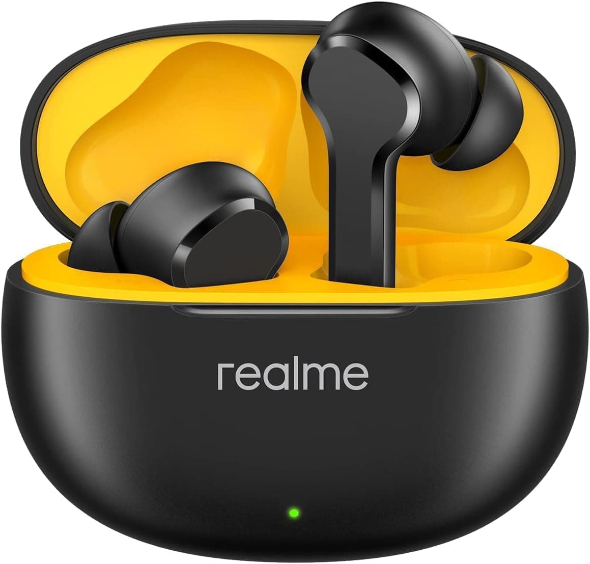 realme TechLife Buds T100 | IPX5 Water Resistance | Bluetooth 5.3 | up to 28 Hours Total Playback - (Black), Wireless