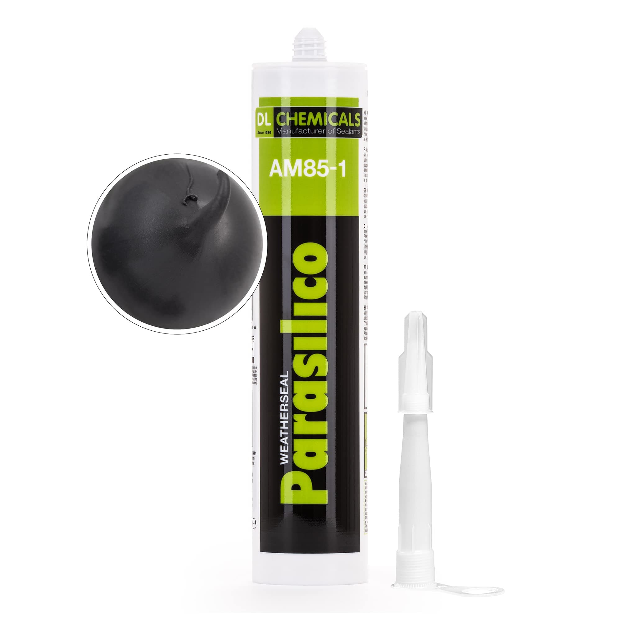 Parasilico AM85-1 310ml Silicone Sealant Ral 7024 Graphite Grey
