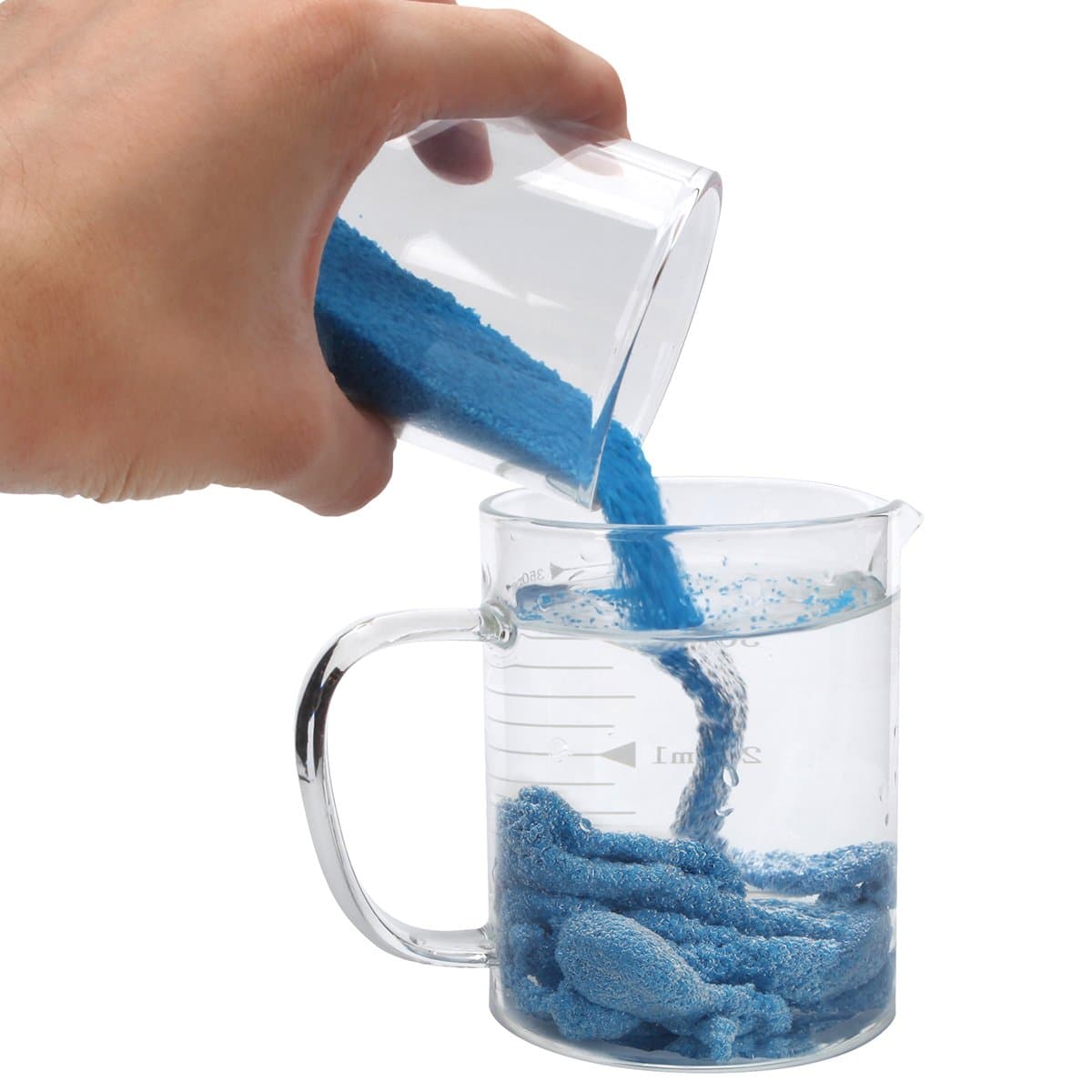 Sugoiti Magic Sand - Space Sand Hydrophobic Sand Play Toys for Any Child Favor,Gift,Birthday for Kids & Adults (Blue)