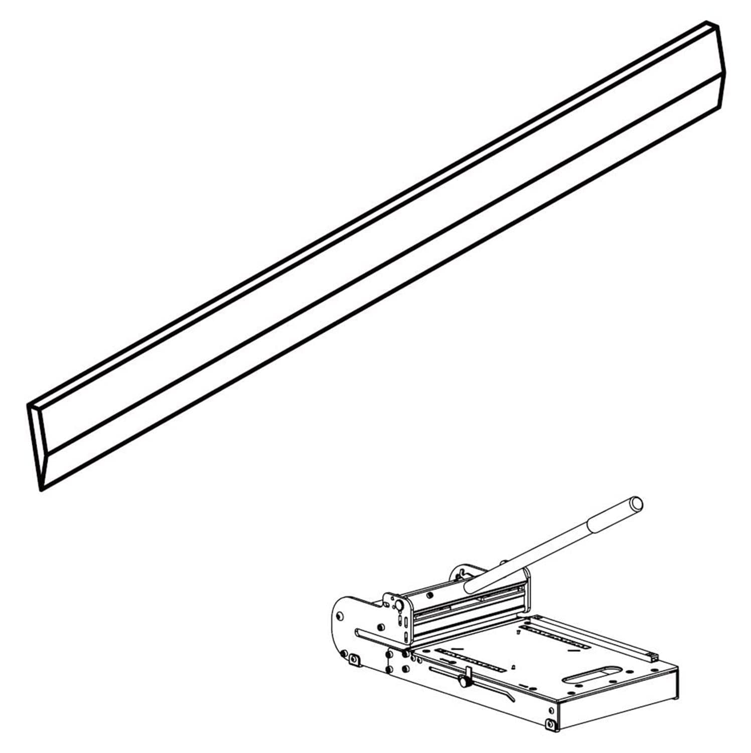 9" Replacement Blade LVP230RB; For 9" Vinyl Plank Cutter LVP-230.