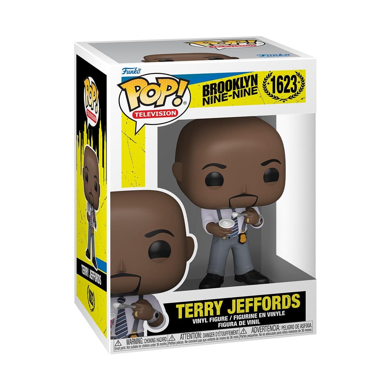 POP TV: Brooklyn Nine Nine - Terry Jeffords with Yogurt - Collectable Vinyl Figure - Gift Idea - Official Merchandise - for Kids & Adults - TV Fans - Model Figure for Collectors