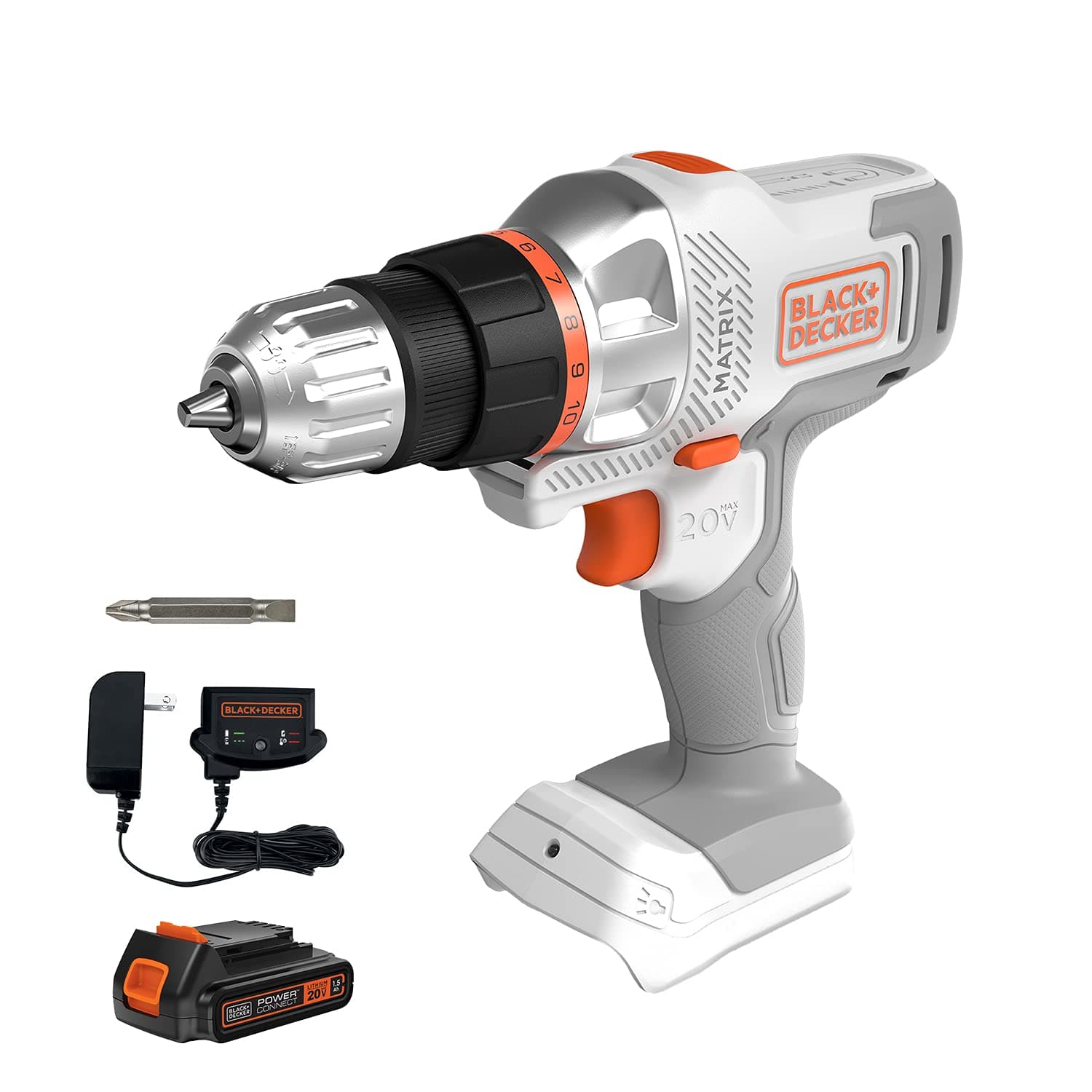 20V MAX* MATRIX™ Cordless Drill/Driver Kit, White