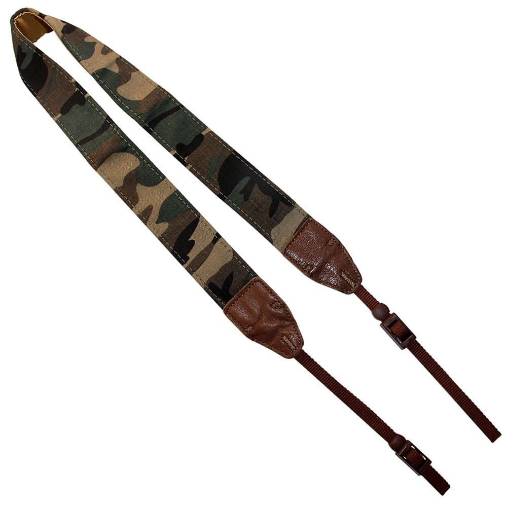 LYNCA Camera Neck Shoulder Strap for Digital SLR, Camcorder, Binocular(Brown Camouflage)