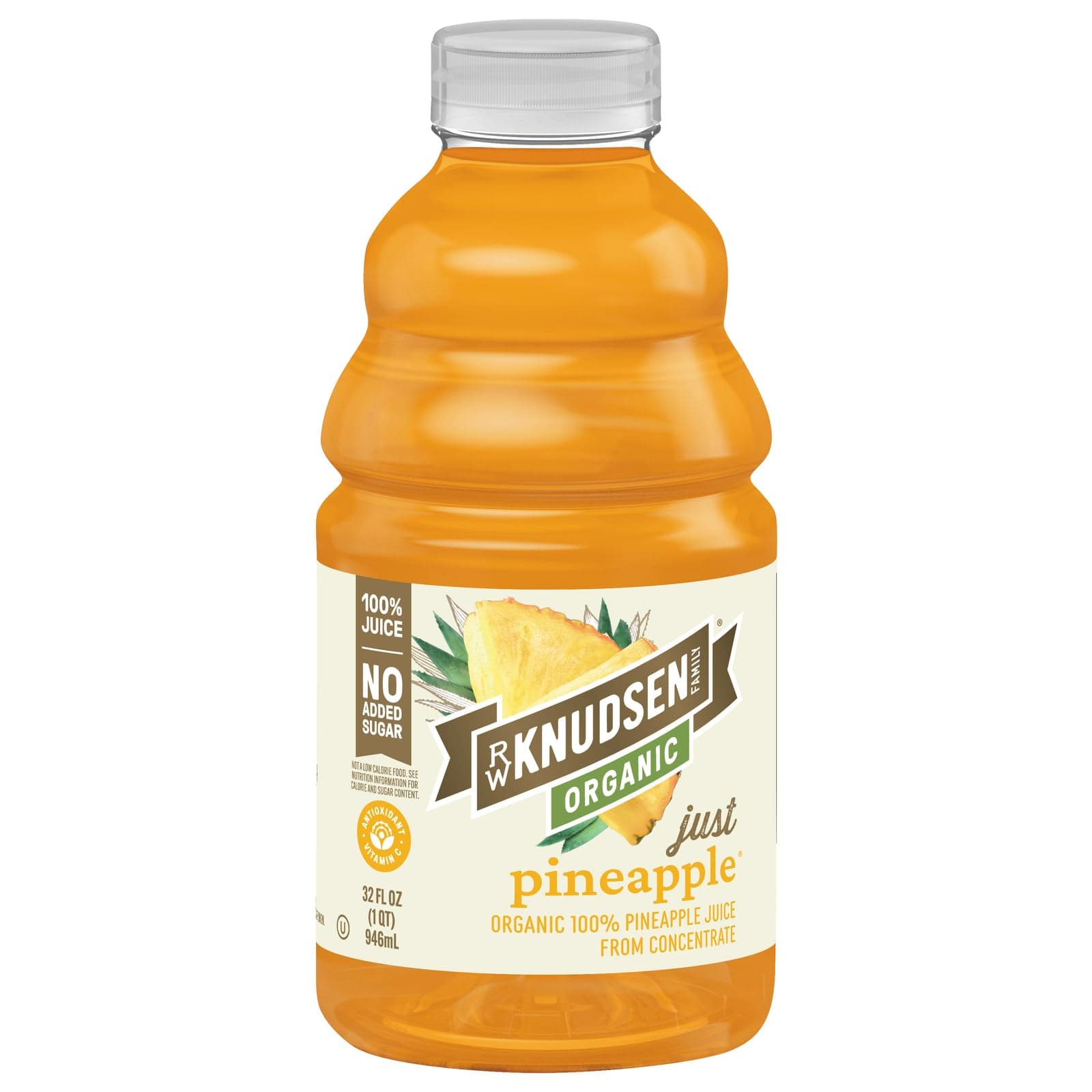 Organic Pineapple Juice Not from Concentrate, 32 fl oz (Pack of 1)