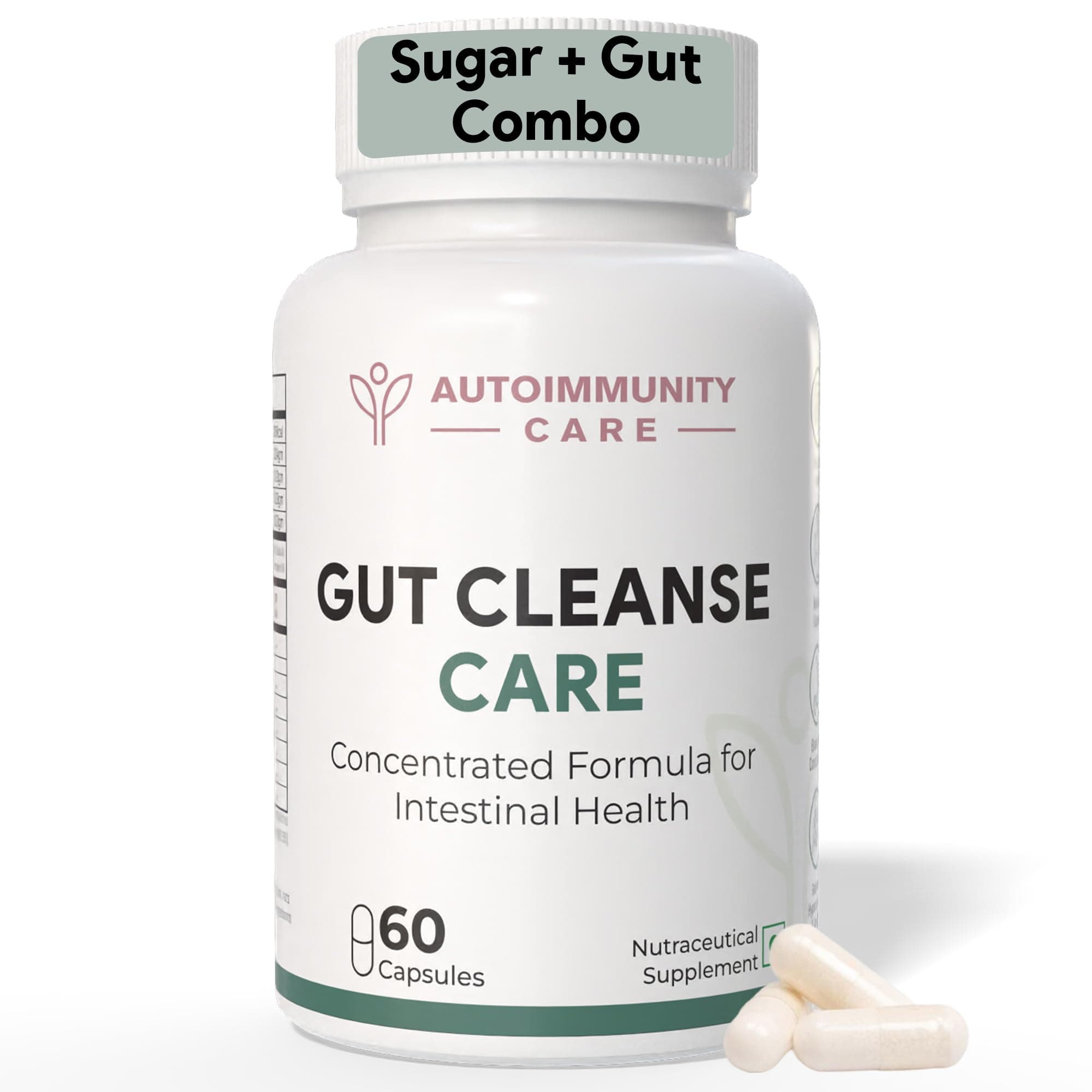 - Gut Cleanse | Berberine HCL & Herbal Blend for Gut Health, Sugar Control, Immunity, Liver Detox & Metabolism Support | 60 Capsules