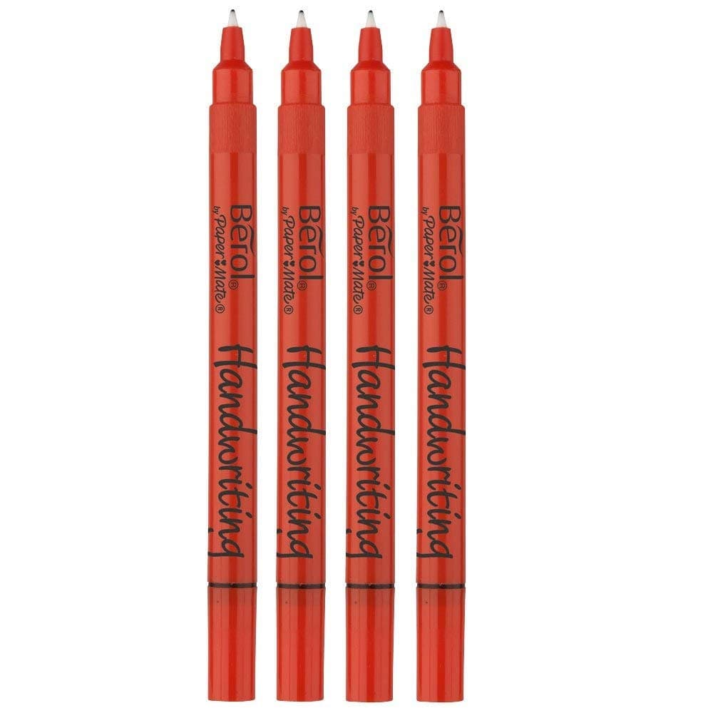Berol Handwriting Pens (PACK OF 4) BLACK INK