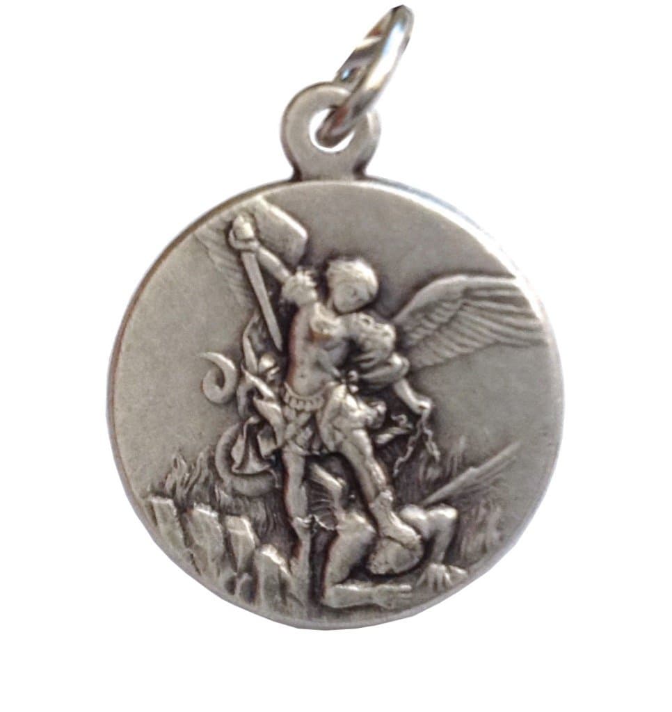 SAINT MICHAEL THE ARCHANGEL MEDAL " THE ORIGINAL ONE " - THE PATRON SAINTS MEDALS - 100% MADE IN ITALY