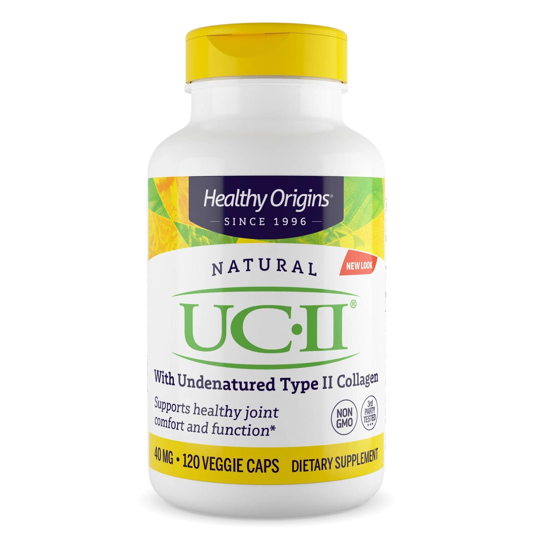 Natural, UC-II with Undenatured Type II Collagen, 40 mg, 120 Veggie Caps