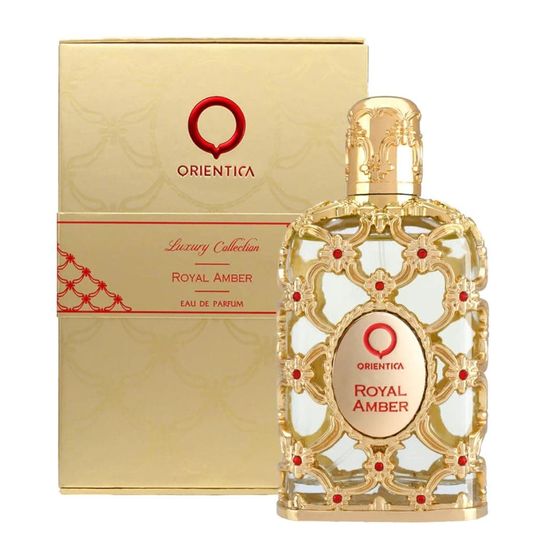 Orientica Luxury Collection Royal Amber Eau De Parfum – Fruity, Gourmand, Amber, Woody, Vanilla, Bergamot, Melon, Pineapple, Musk – Arabic Perfume for Men & Women – 5oz / 150ml
