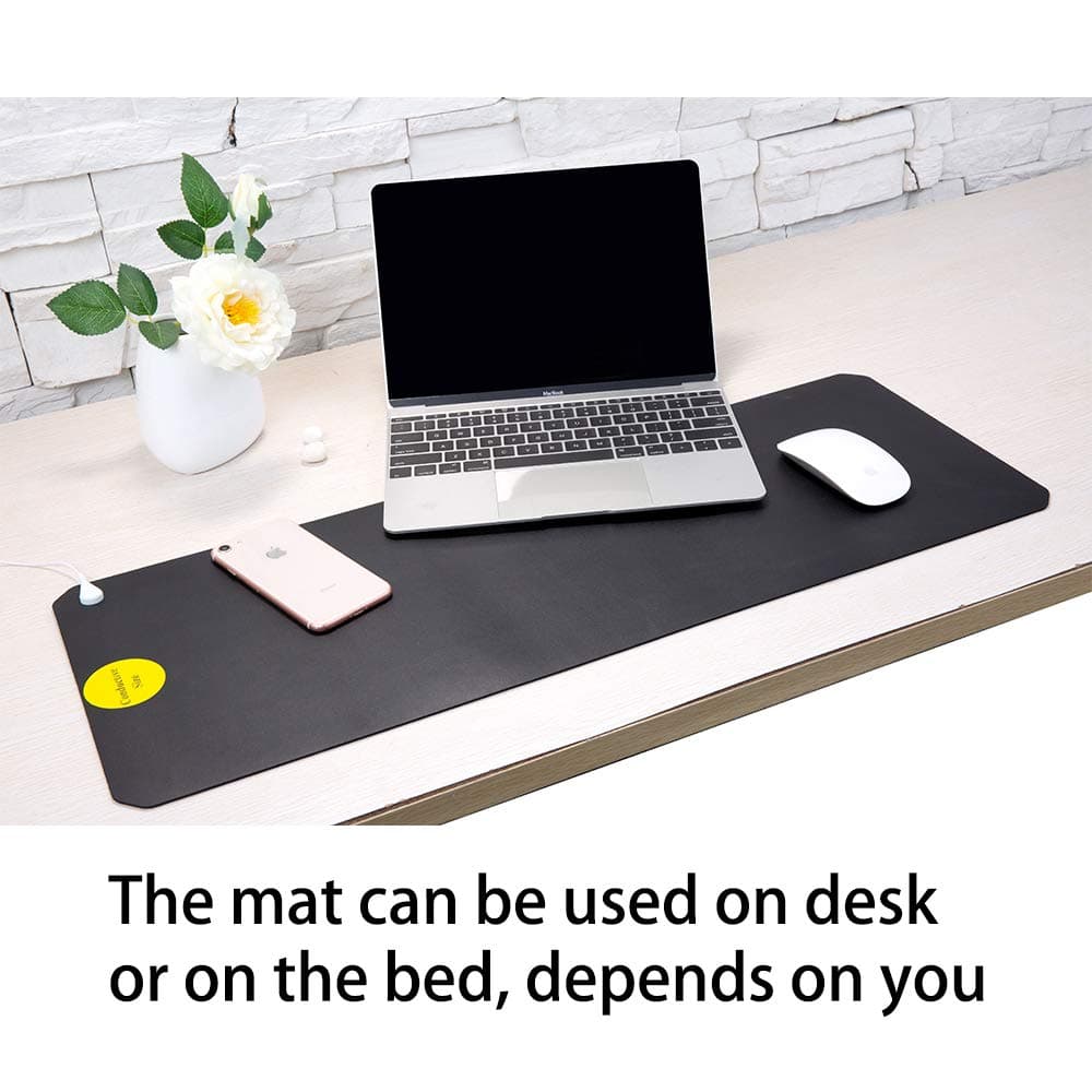 LandKissing®Universal Grounding Mat Kit with 2 Grounding Bracelets and 2 Straight Cord - Reduce Inflammation, Improve Sleep and Anxiety, Potential EMF and ESD Protection