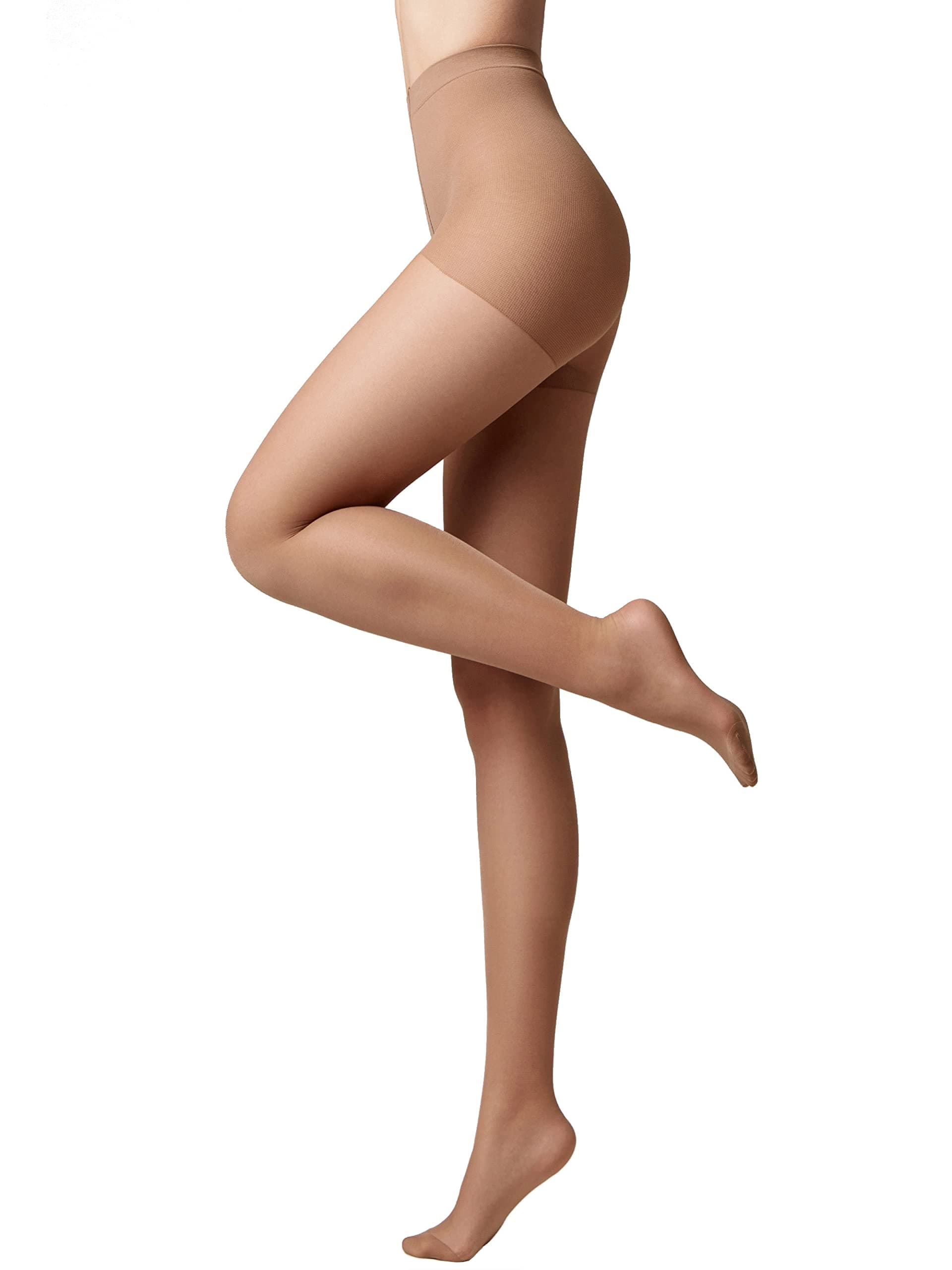 Conte Women's High Waist Compression Pantyhose Tights with Control Top Active 40 Denier