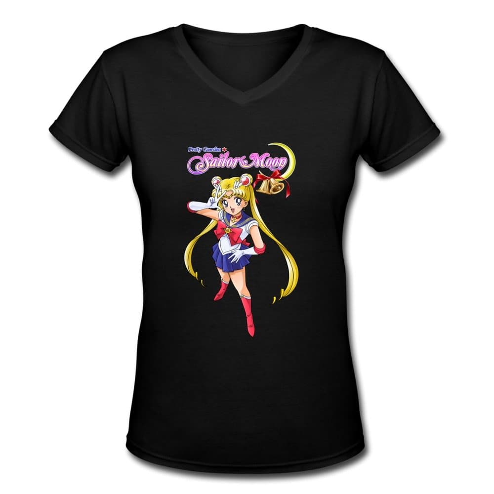 XIADA Women's Sailor Moon R The Movie Cartoon Short Sleeve T Shirts