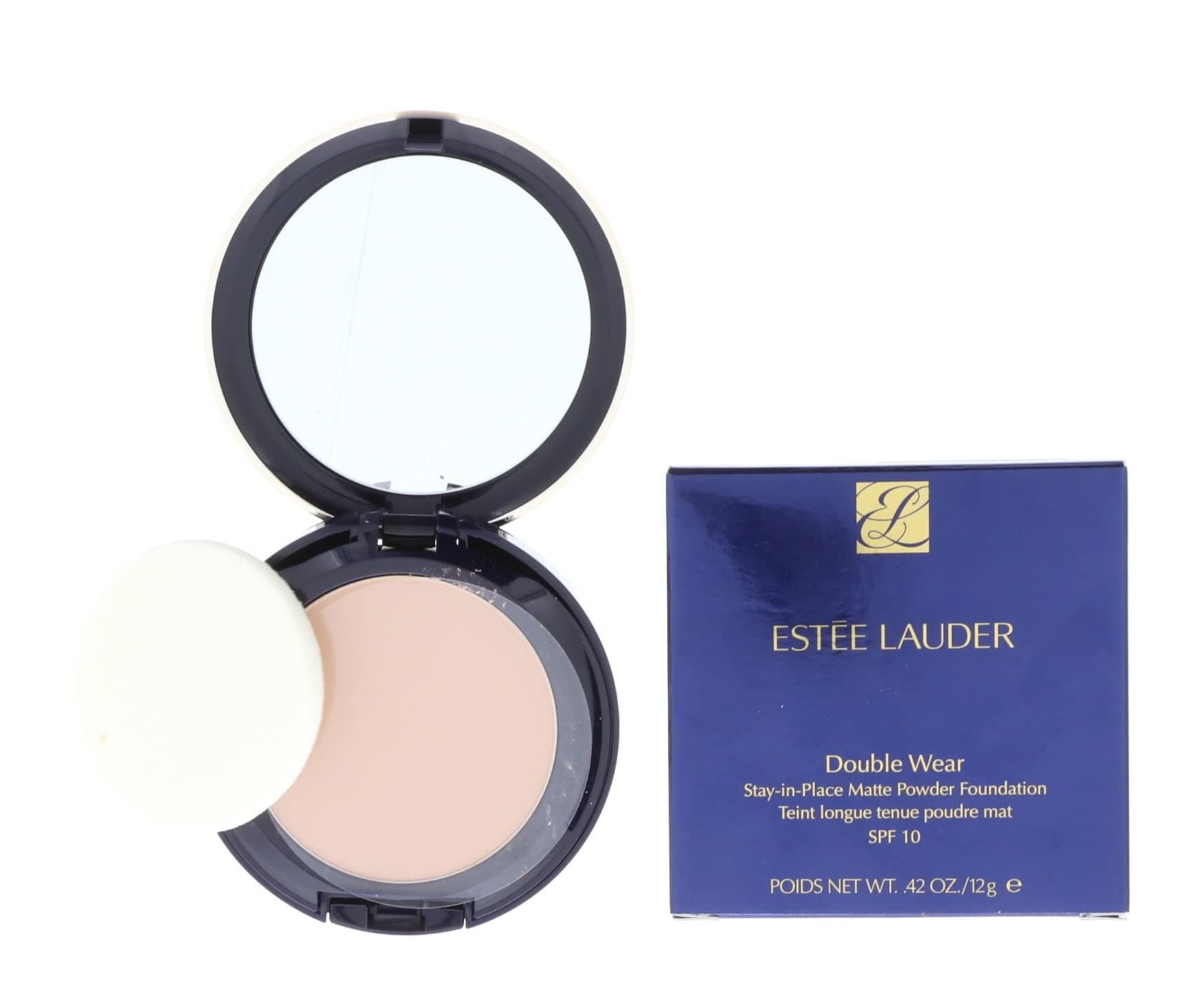 Estee Lauder Double Wear Foundation 0.42 Oz Estee Lauder/Double Wear Stay-In-Place Powder Makeup 3c2 Pebble .42 Oz Teint Longue Tenue Extreme