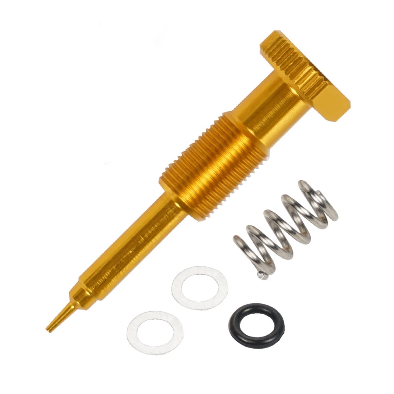 NICECNC Air/Fuel Mixture Screw Adjuster for MIKUNI BSR BS CVR CV Carburetor Compatible with Suzuki DRZ400S DRZ400SM,Gold