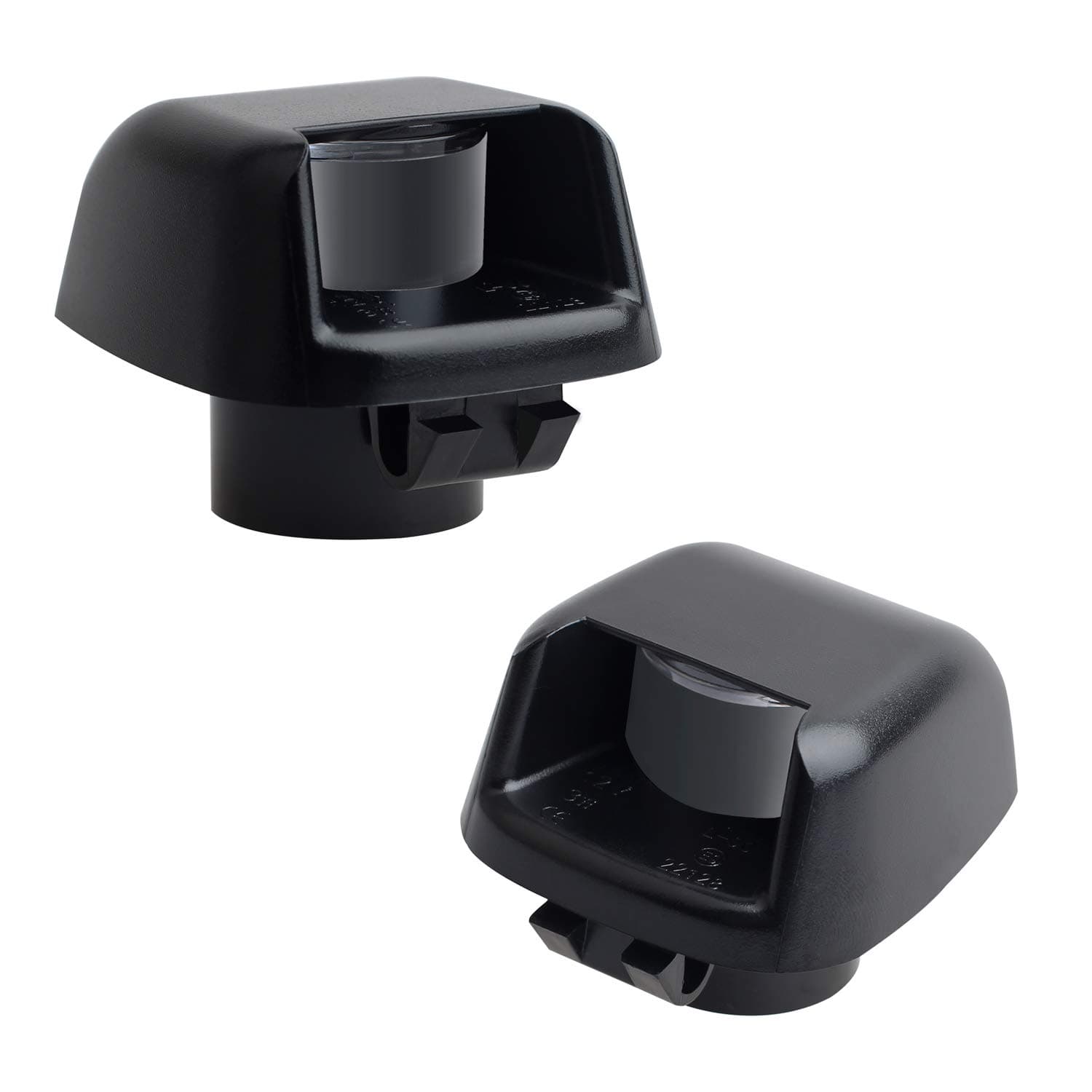 HERCOO License Plate light Cover Lens LED Tag Lamp Housing Compatible with Frontier Armada Titan Xterra, Suzuki Equator Pickup Truck, Pack of 2