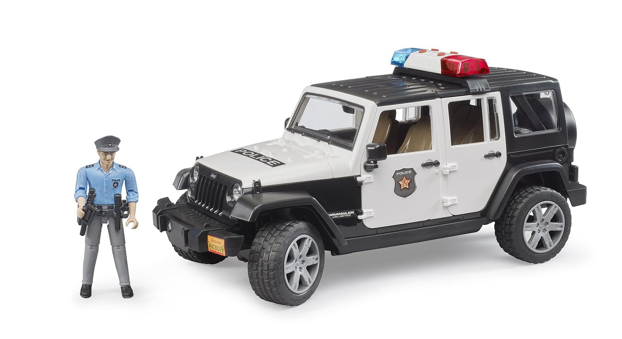 bruder(ブルーダー) Jeep パトカー フィギュア付き BR02526