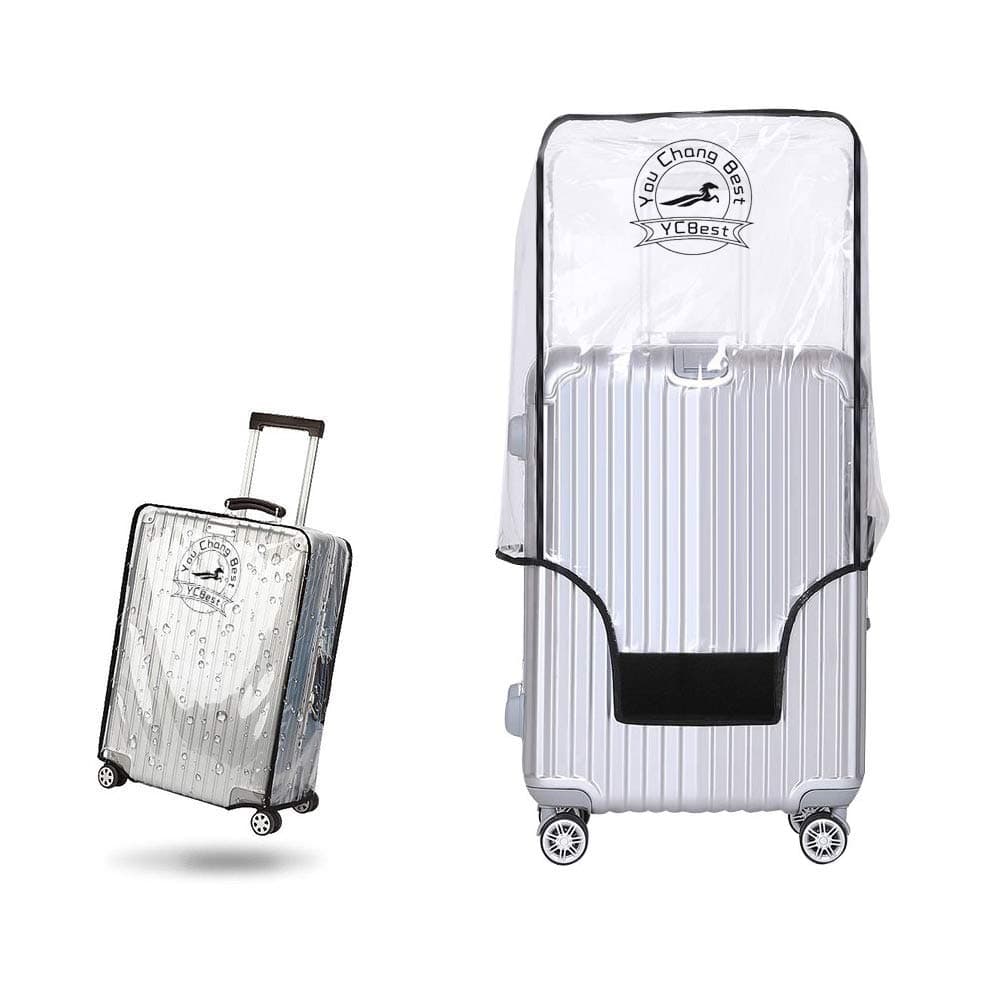 PVC Luggage Protector Cover Clear Suitcase Cover Protector, Clear, Size 24inch