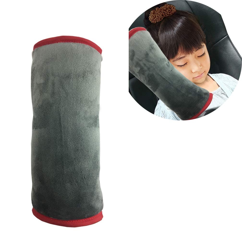 WOMUMON Car Seat Belt Pillow for Kids, Super-Soft Headrest Neck Support Strap Cover Cushion, Thicker and Softer