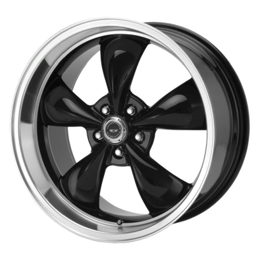 American Racing AR105 TORQ THRUST M 17X8 5X4.75 4.5 0mm GLOSS BLACK MACHINED LIP - AR105M7861B
