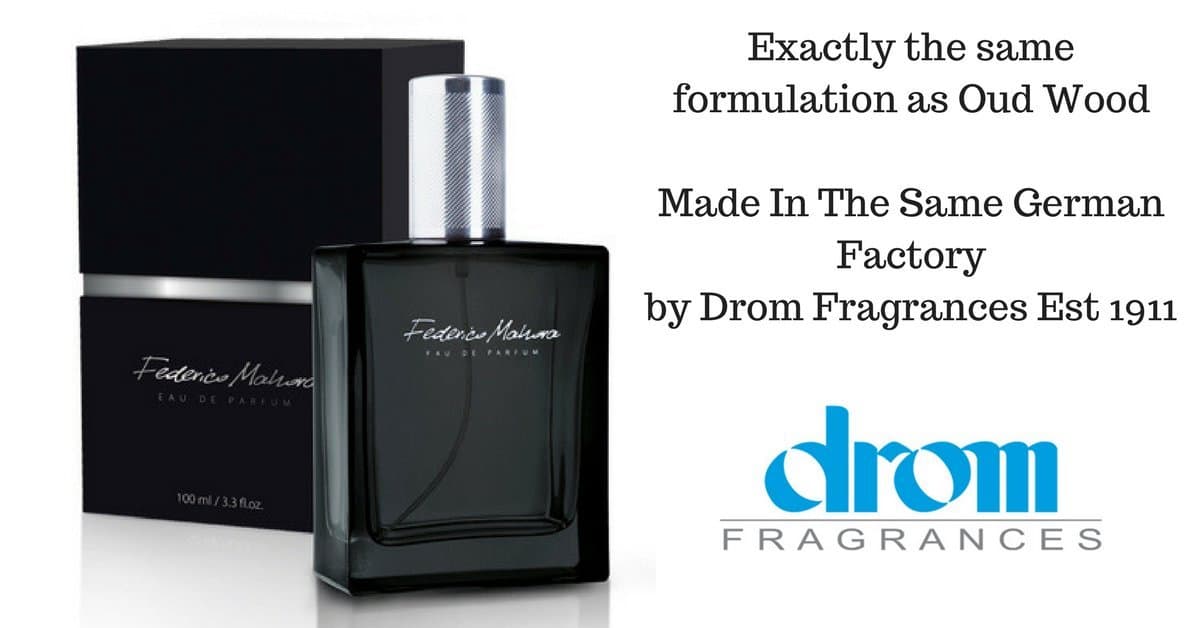 FM 335 Eau De Parfum Spray For Men. Same Formulation as Oud Wood! Made In The Same German Factory by Drom Fragrances. Eau De Parfum (100ml).