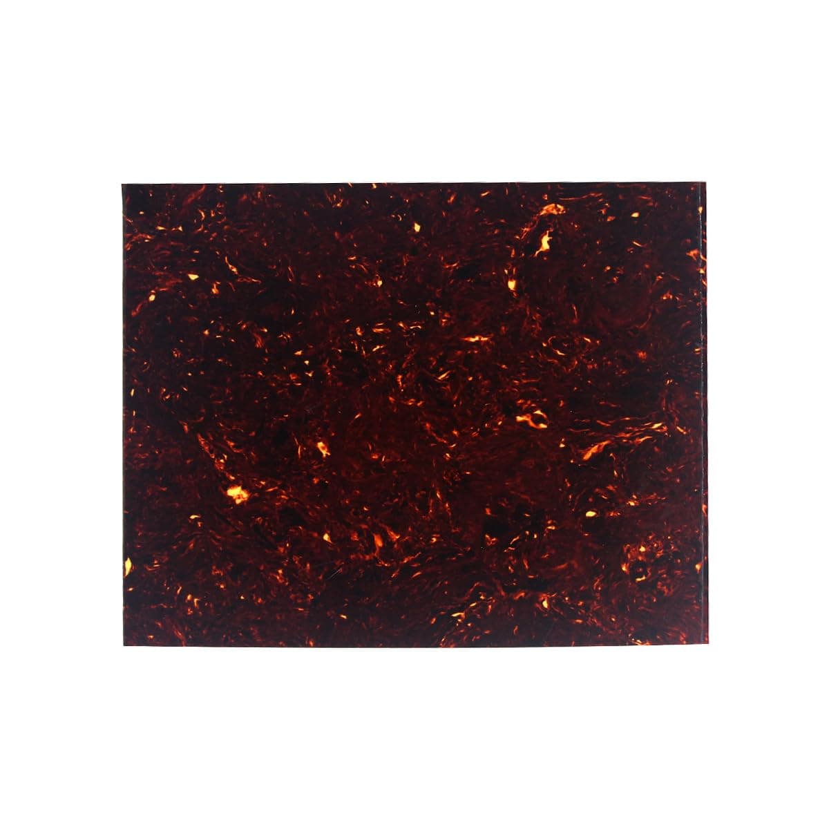 FLEOR 20x17cm Acoustic Pickguard Blank Material Self Adhesive Guitar Pick Guard Scratch Plate Sheet, Brown Tortoise