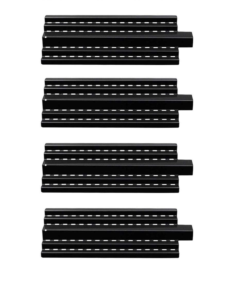 Zljoint 4-Pack Porcelain Steel Heat Plate Replacement for Select Gas Grill Models by Charbroil, Kenmore 16644, Kenmore 415.16042010, Kenmore 415.16644900, Kenmore 415.16941010, Kenmore 415.16943010