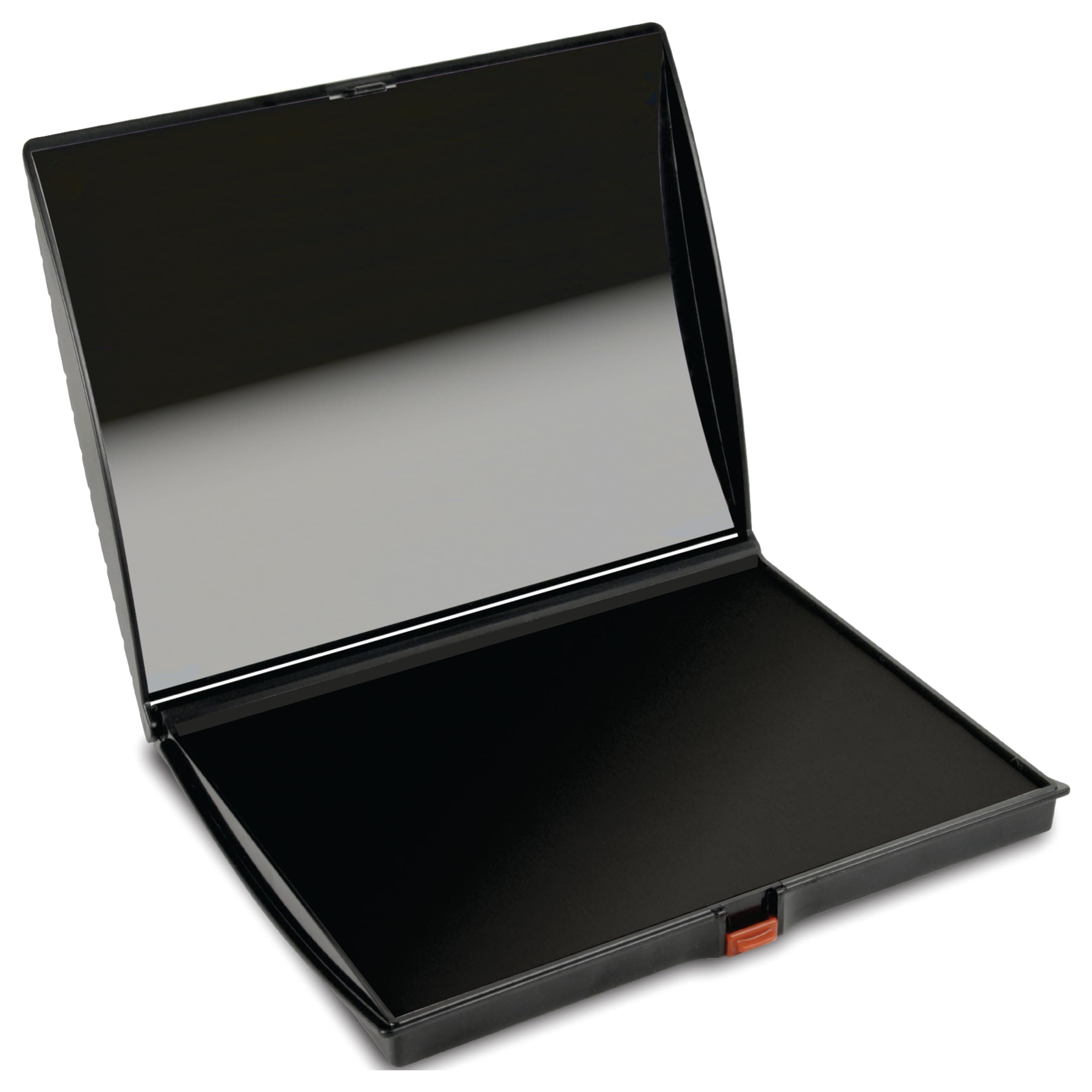 Imprint 360 Supply360 AS-SHI0940188 Shiny Large Stamp Pad, Felt, Plastic Cover, S4, 5" x 7", Black Ink
