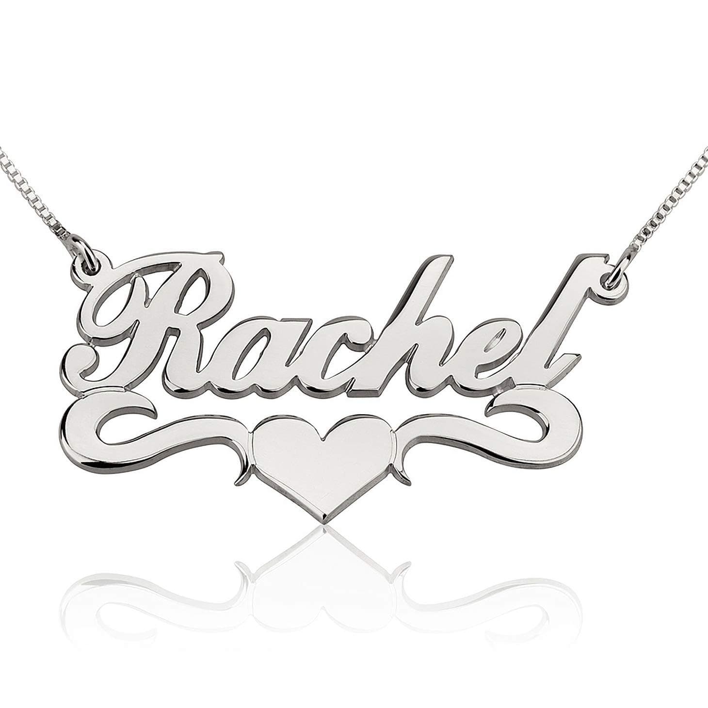 Dainty Custom Name Necklace Personalized Nameplate Necklace Customized Name Jewelry Gift for Women Mother