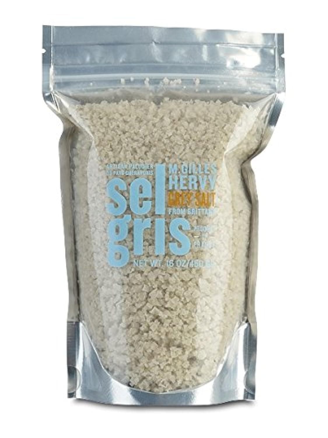 KITMOUS M. Gilles Hervy Grey Sea Salt/Sel Gris From Guerande, Brittany France 1 lb