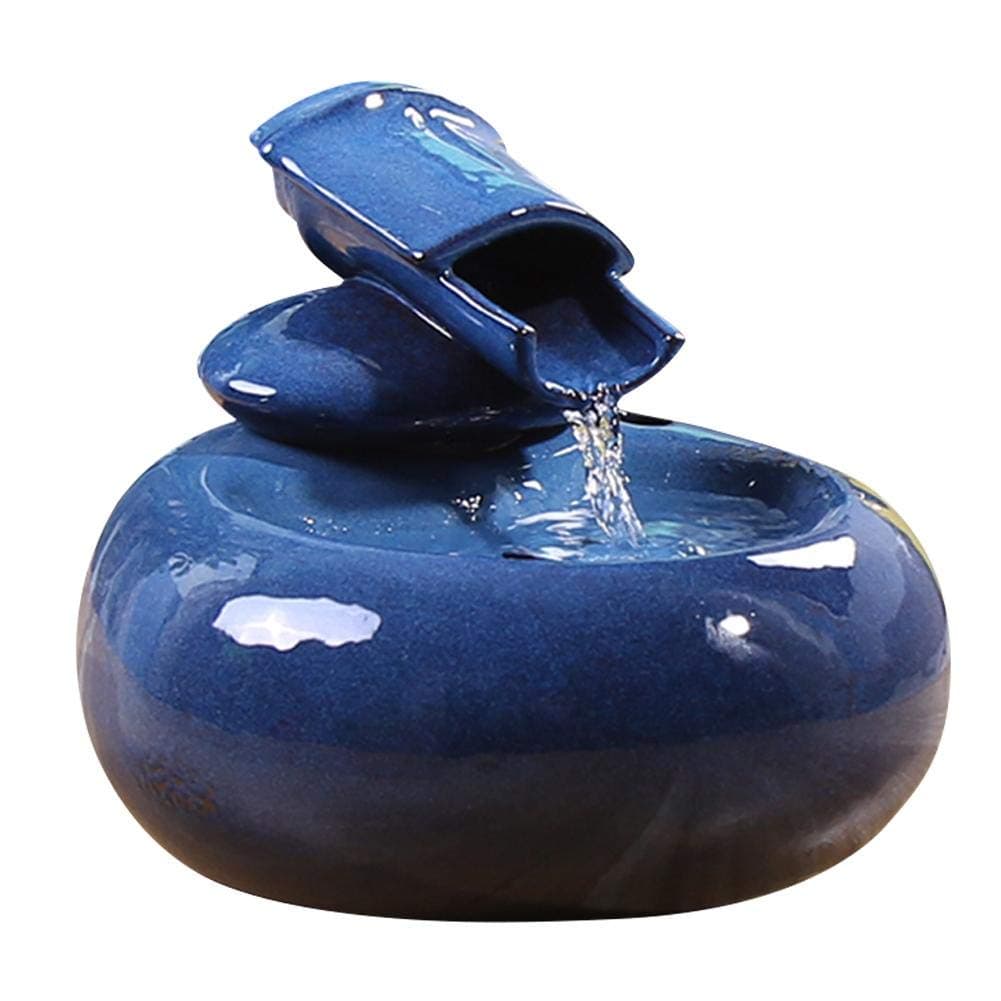 Desirabely Automatic Pet Feeder, Ceramic Pet Water Drinker For Dog Cat Pets Water Dispenser Pet Fountain Small Automatic Water Drinker Feeder