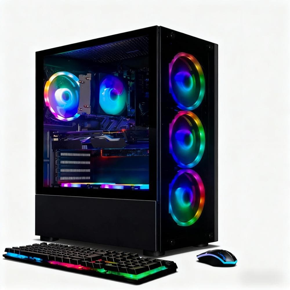 STGAubron Gaming PC Computer Desktop, Intel Core i7 up to 3.9G, GeForce GTX 1...
