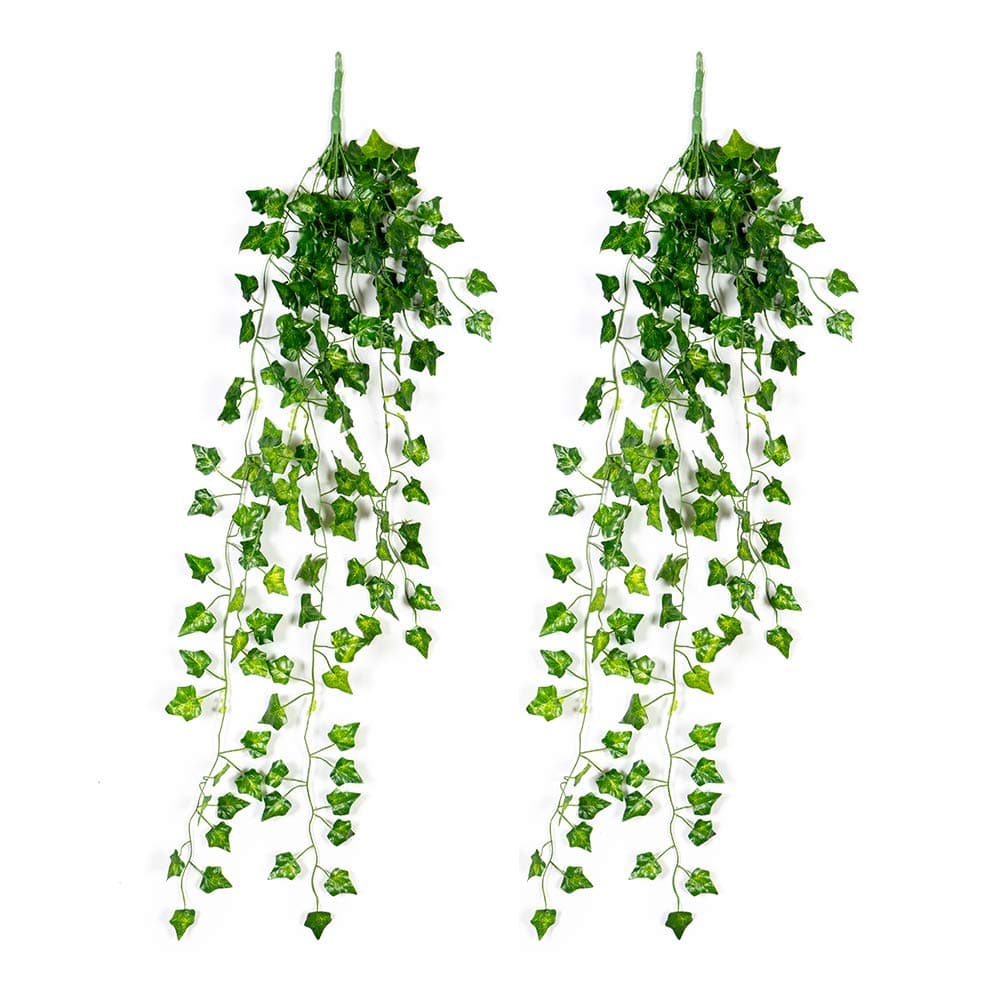 ZJT Artificial Flowers Plants for Decoration 2 Bunches Hanging Creeper for Artificial Gardening and Home Decor