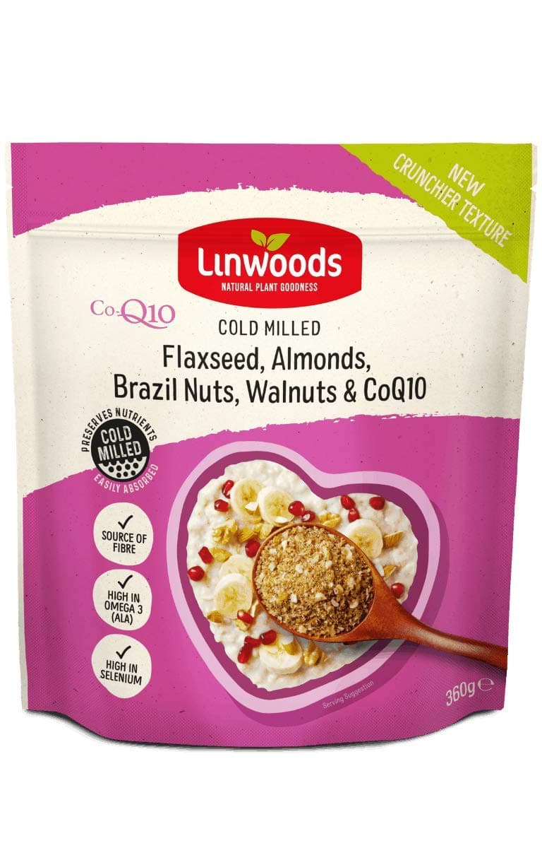 Milled CO-Q10 Flaxseed, Almonds, Brazil & Walnuts 360g