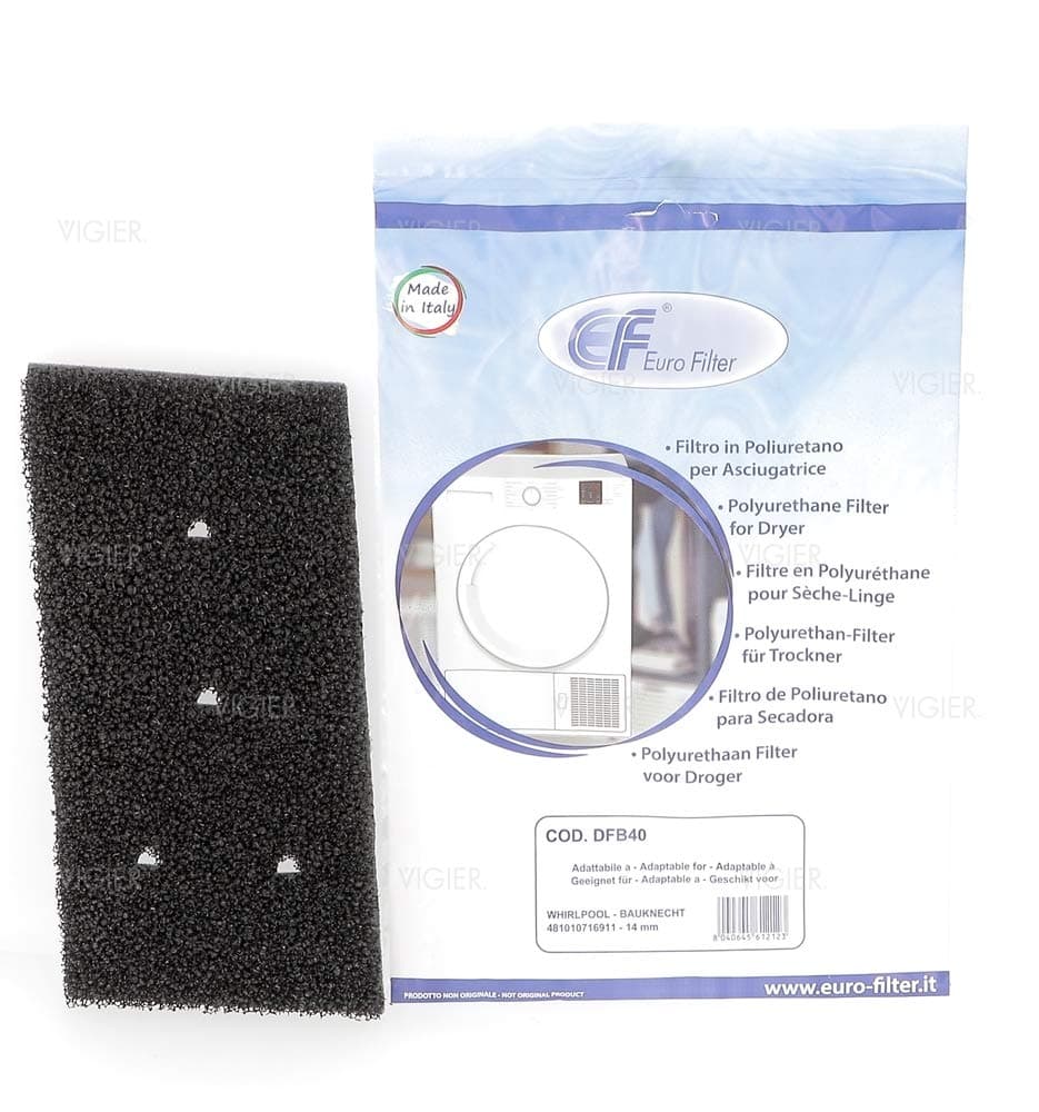 Klassisch Gray Dryer Filter For Code 481010716911
