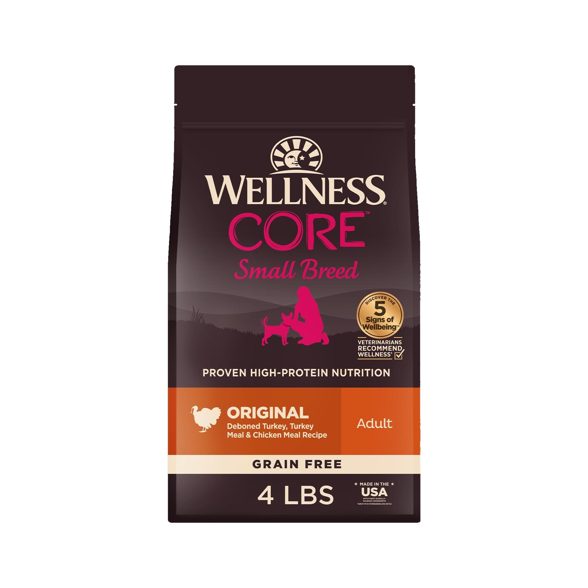 CORE Natural Grain Free Dry Dog Food, Small Breed, 4-Pound Bag