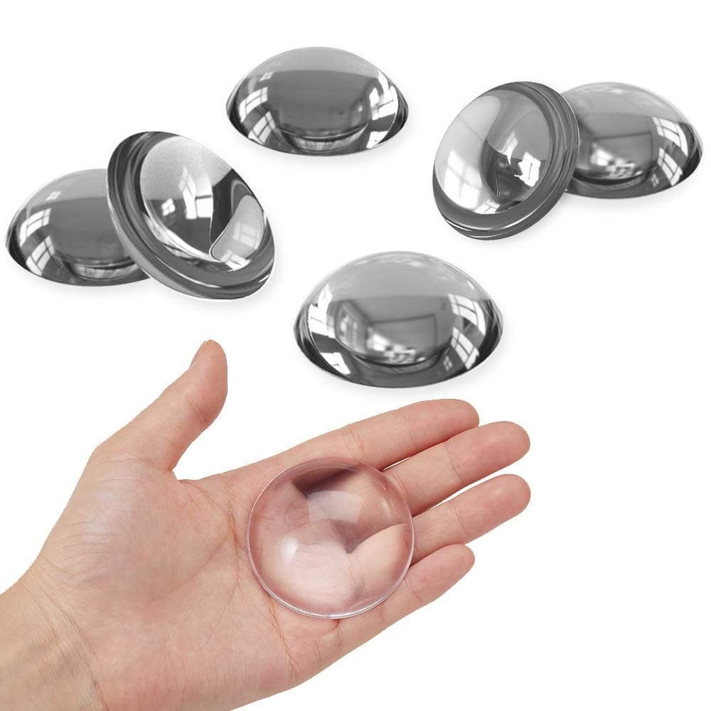 Door Stopper Wall Protector. 6 Pack. Refrigerator Door, Knobs Protective Guard. Reusable Clear Silicone Door Knob Protector. Door Knob Wall Shield. Self Adhesive Door Bumper. Rubber Door Stop