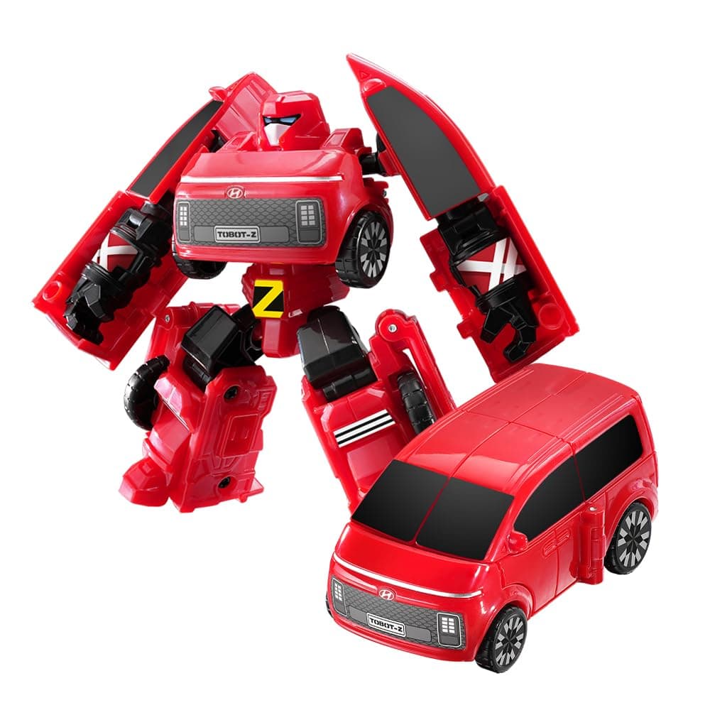 TOBOT New , Mini Z, Youngtoys Transforming Collectible Vehicle to Robot, Daedo's Heroes Animation Character Toys for Kids 3 and up Transform Toys Cars, Mini Size 4-inch