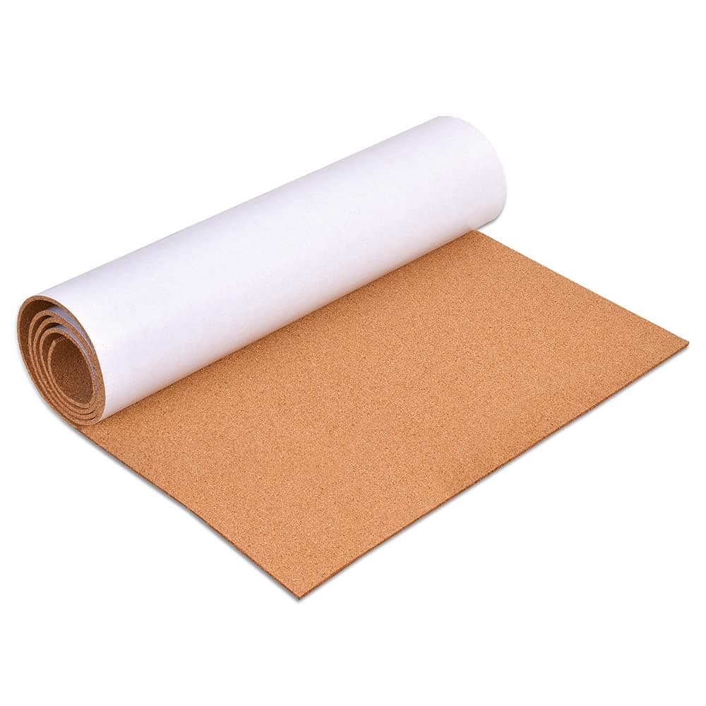 Self-Adhesive Cork Board Roll, 1/8" Thick Cork Boards for Walls, 20"x16" Cork Board Roll for Office, Home, School(3mm,40 * 50cm)