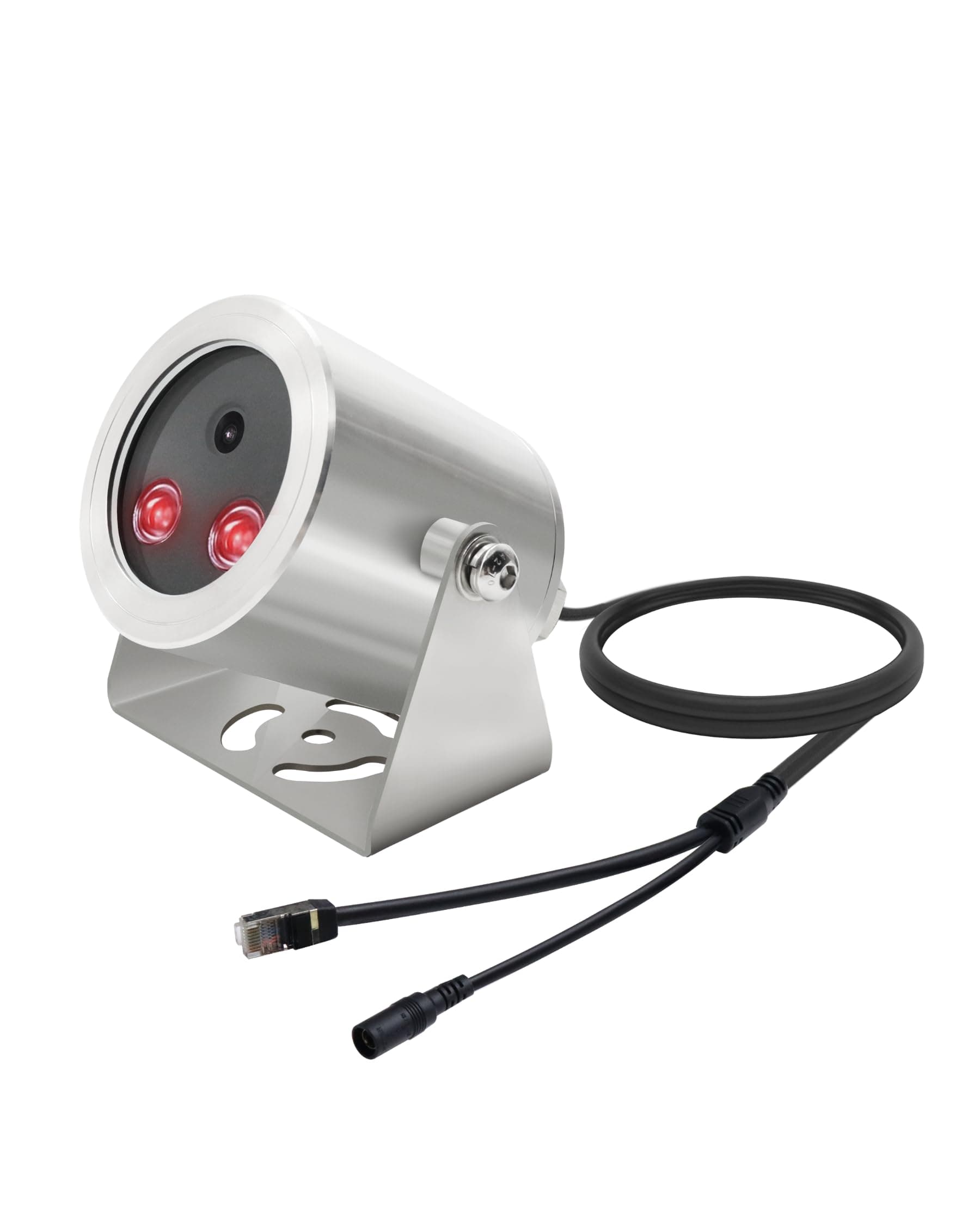 LINOVISION 4K UltraHD Explosion Proof Camera with Wide View Lens, POE Powered Network Camera with Stainless-Steel Case, 100ft Night Vision, for Refine Factory/Ocean Oil Field/Gas Station