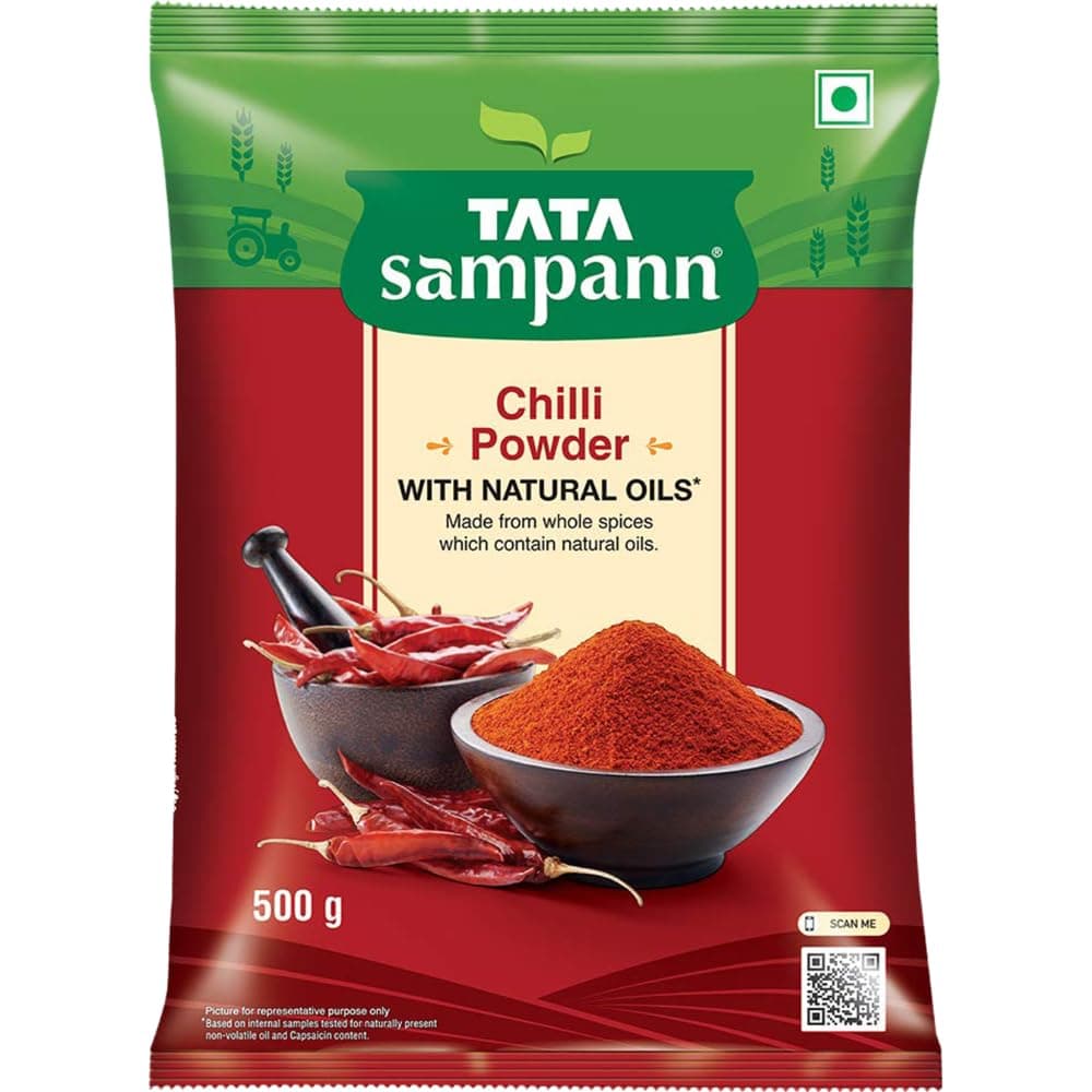 Chilli Powder with Natural Oils, 500g, Lal Mirchi Powder, Mirchi Powder
