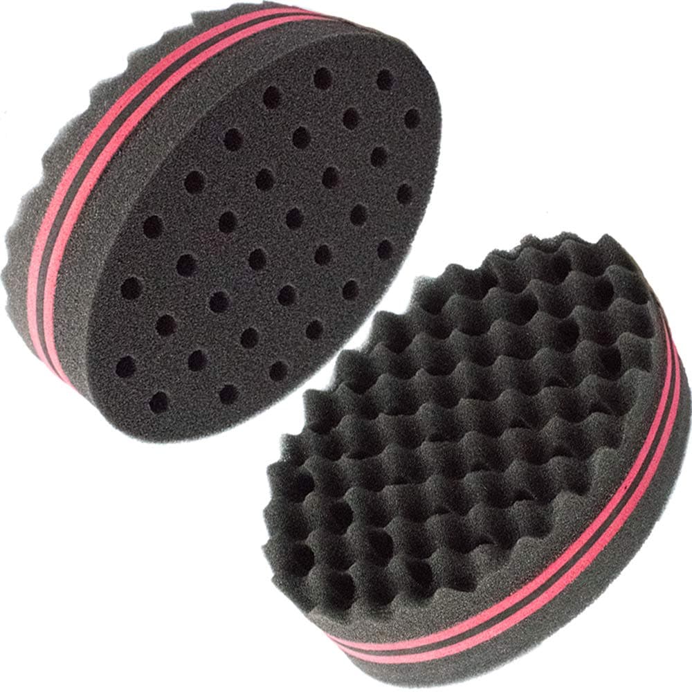 Small Hole Hair Sponge for Twist and Dread Barber Afro Wave Diaper Sponge Brush Curl Women Men Natural Hair 1 Piece Twist