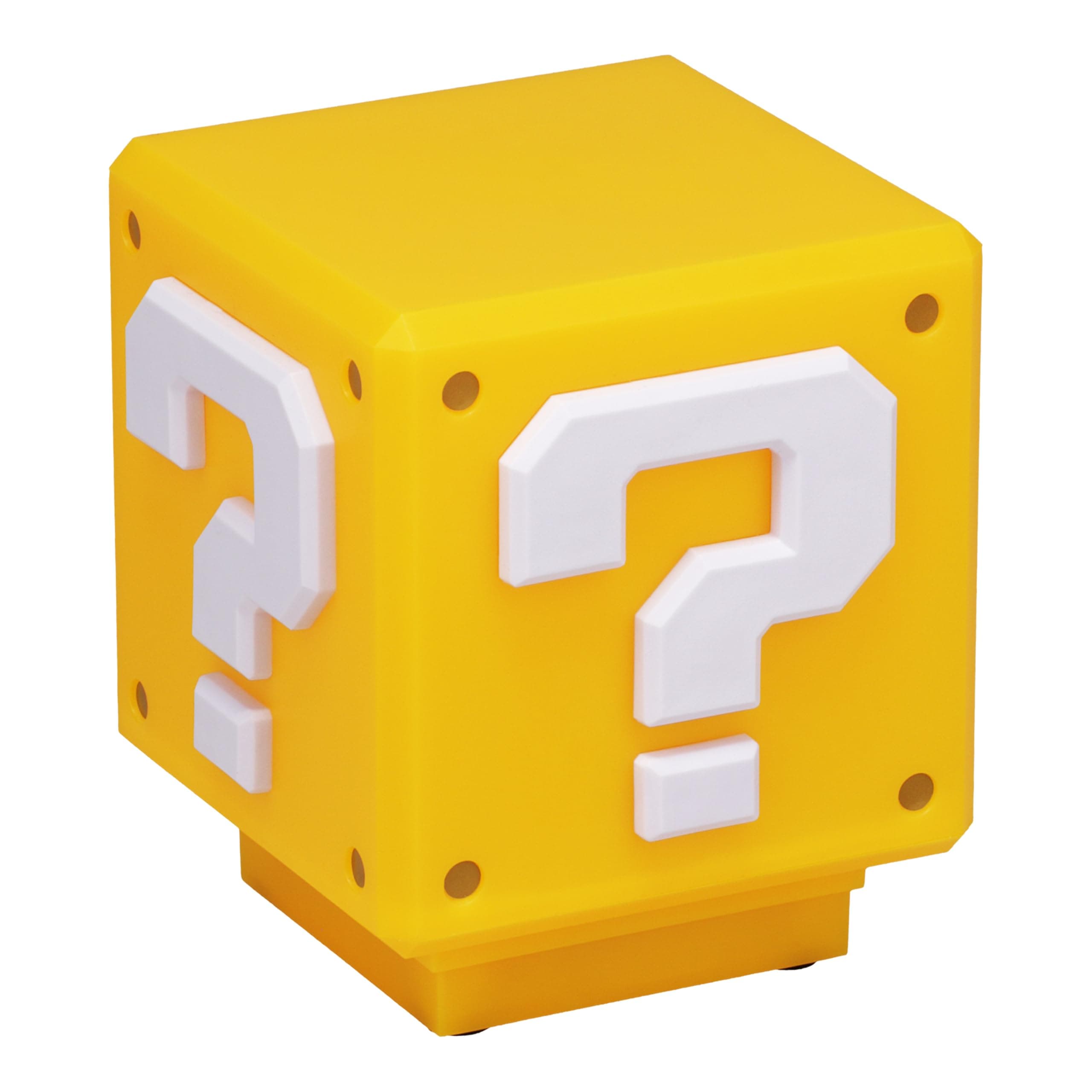 Super Mario Mini Question Block Light - Officially Licensed Super Mario Bros. Merchandise, Bedroom or Game Room Decor, Retro Gamer Gift, Battery Powered | Paladone