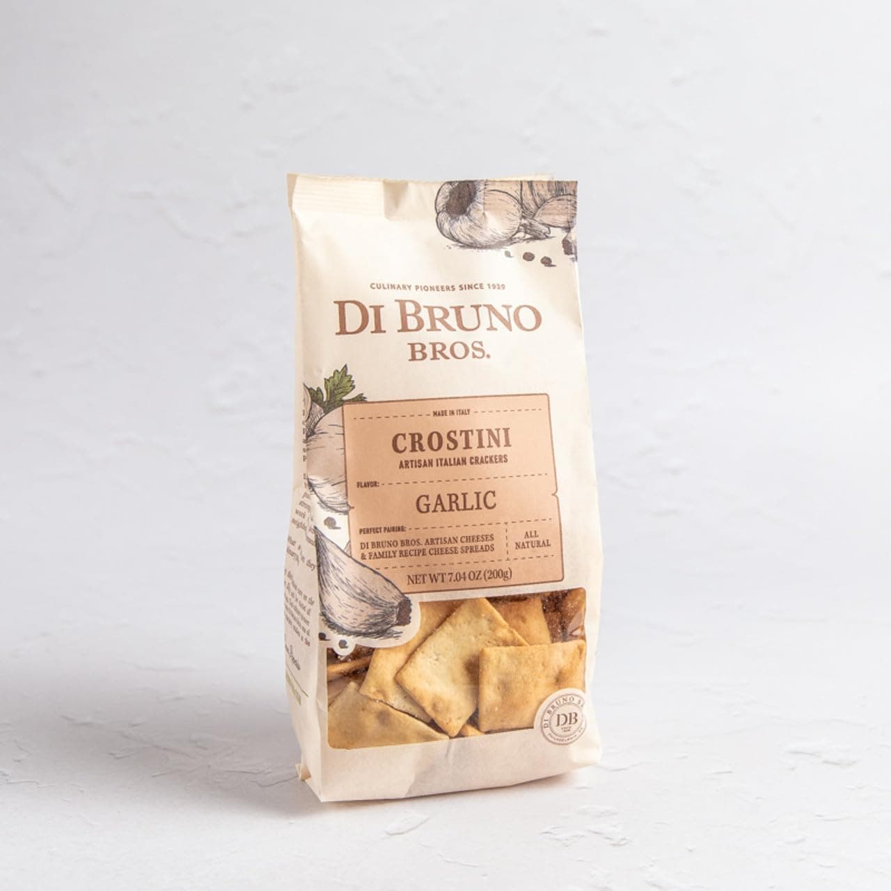 Di Bruno BrosArtisan Italian Crostini Crackers with Garlic - 7.04 oz