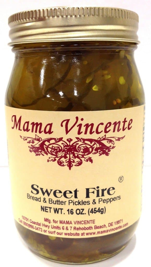 Mama Vincente Sweet Fire Bread & Butter Pickles & Peppers - (2 Pack of 16 Oz. Jars)