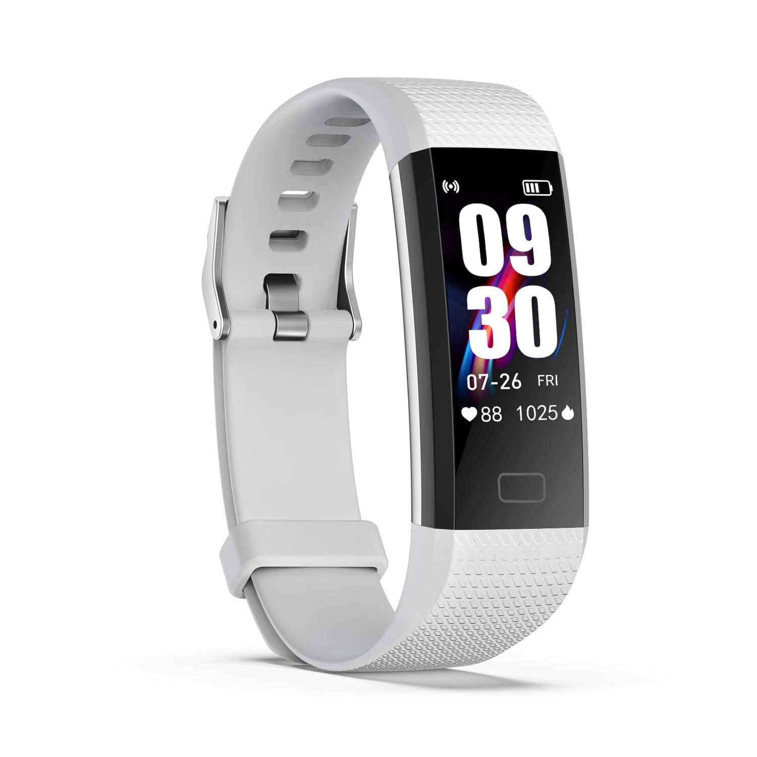 FORHAPAY Fitness Tracker Watch for Women Men Kids, Smart Watch with Heart Rate Blood Pressure Sleep Monitor and Message Remind, IP67 Waterproof Smartwatch with Calorie Step Counter for Android iOS