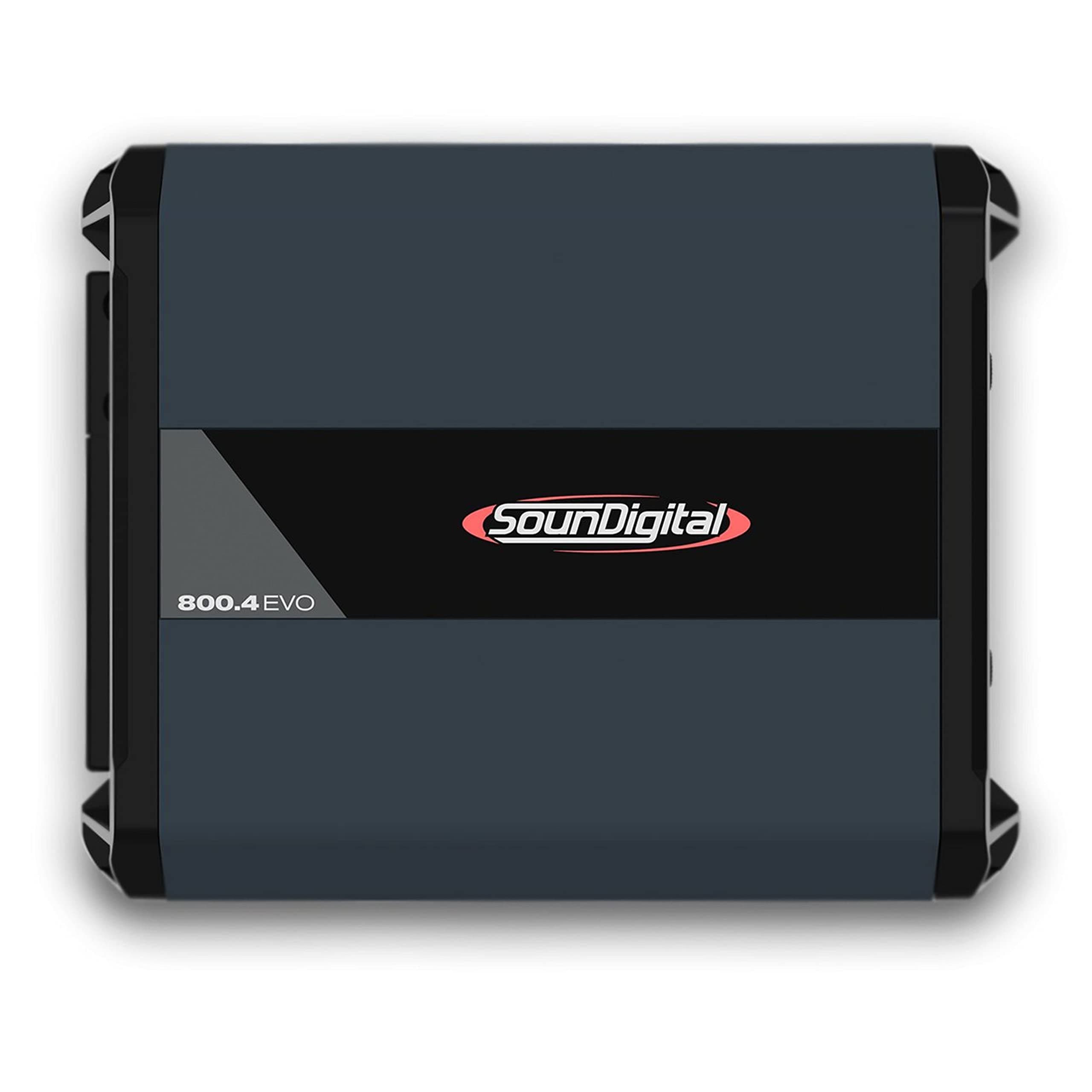 SounDigital - Car Full Range Amplifier 800 - 4 Channels 800 Watts RMS 4 Ohm - Compact Size - Professional Quality - 2025 Best Performance Award