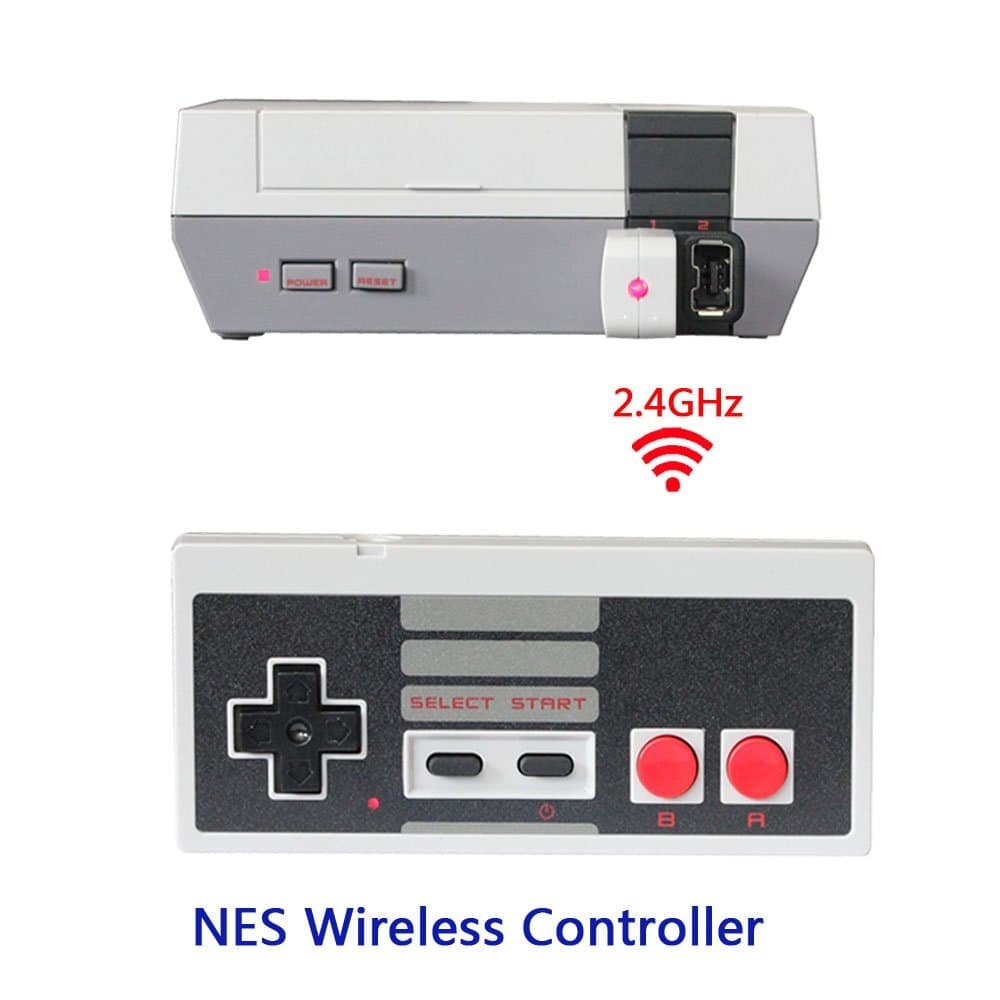 Wireless NES Mini Classic Controller,NES Wireless Gamepad For Nintendo Mini NES Classic Edition, Wireless Joypad & Gamepads Controller for Nintendo NES Mini Classic Edition Game System ByTT Globle