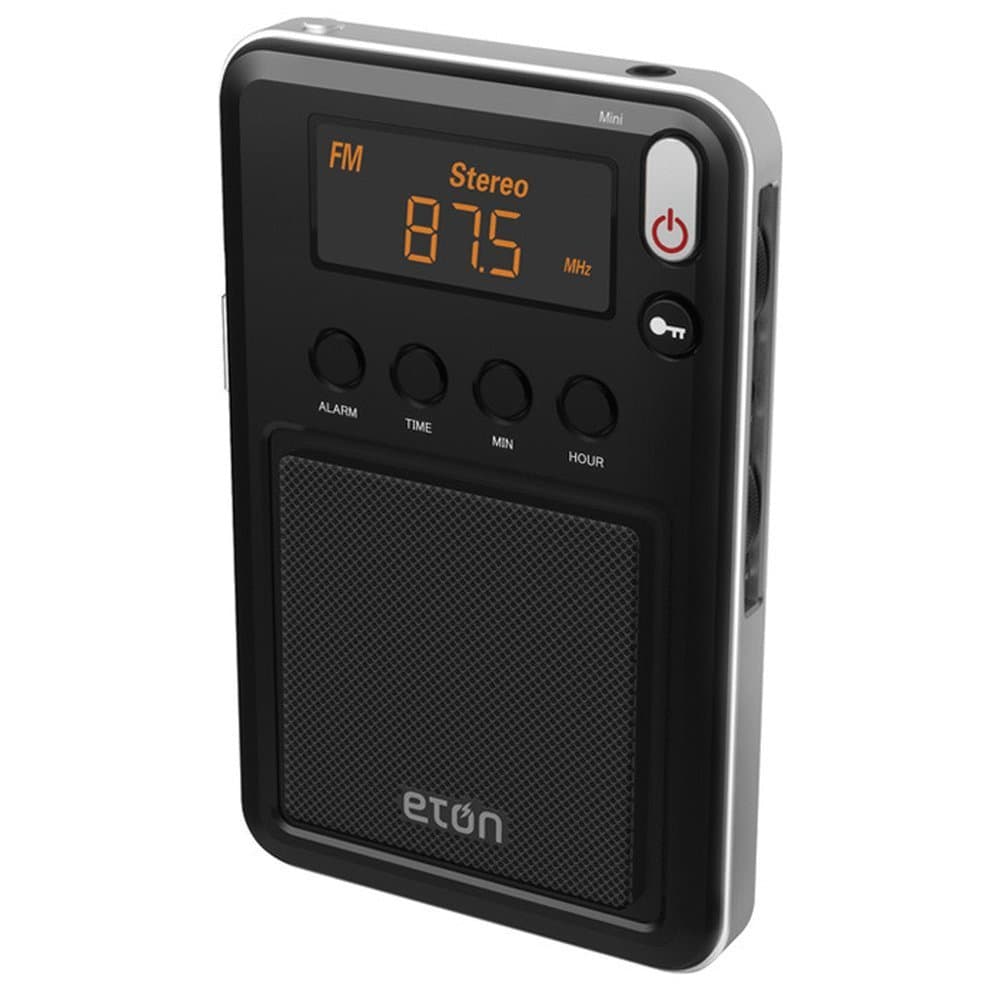 Eton Mini Compact AM/FM/Shortwave Radio, Black